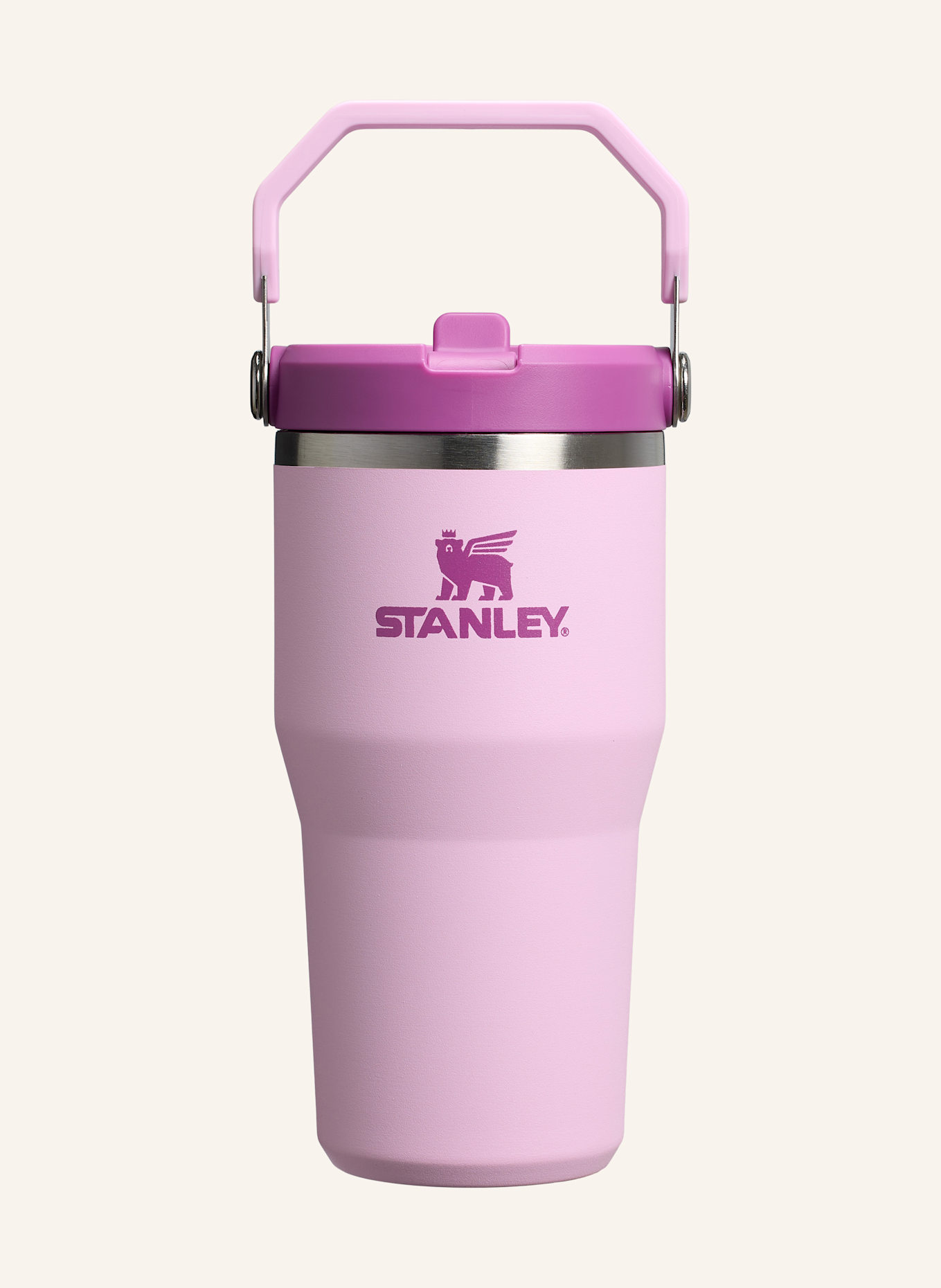 STANLEY Thermobecher THE ICEFLOW™ FLIP STRAW 2.0: ROSA