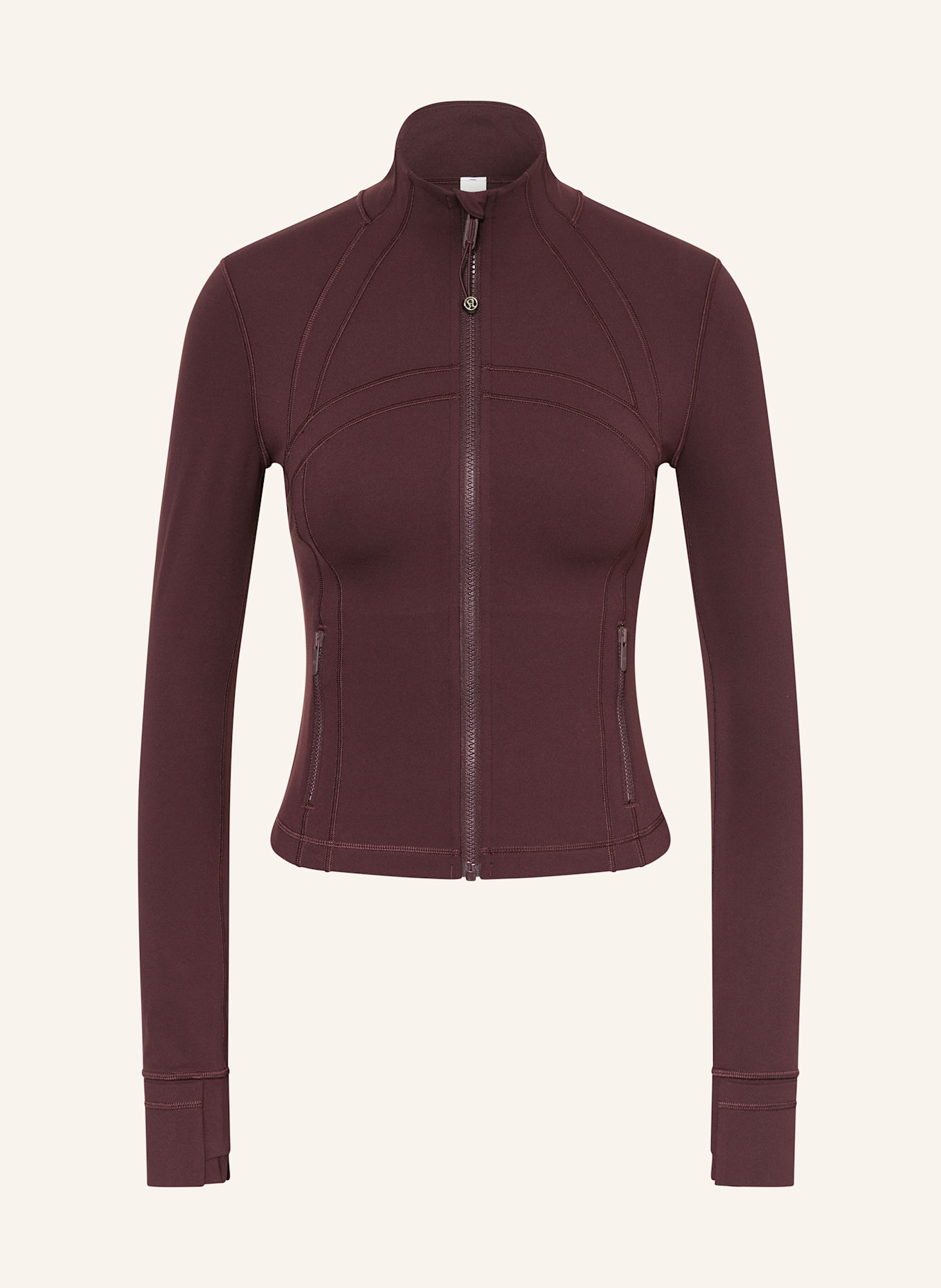 lululemon Veste de yoga DEFINE CROPPED: FUCHSIA