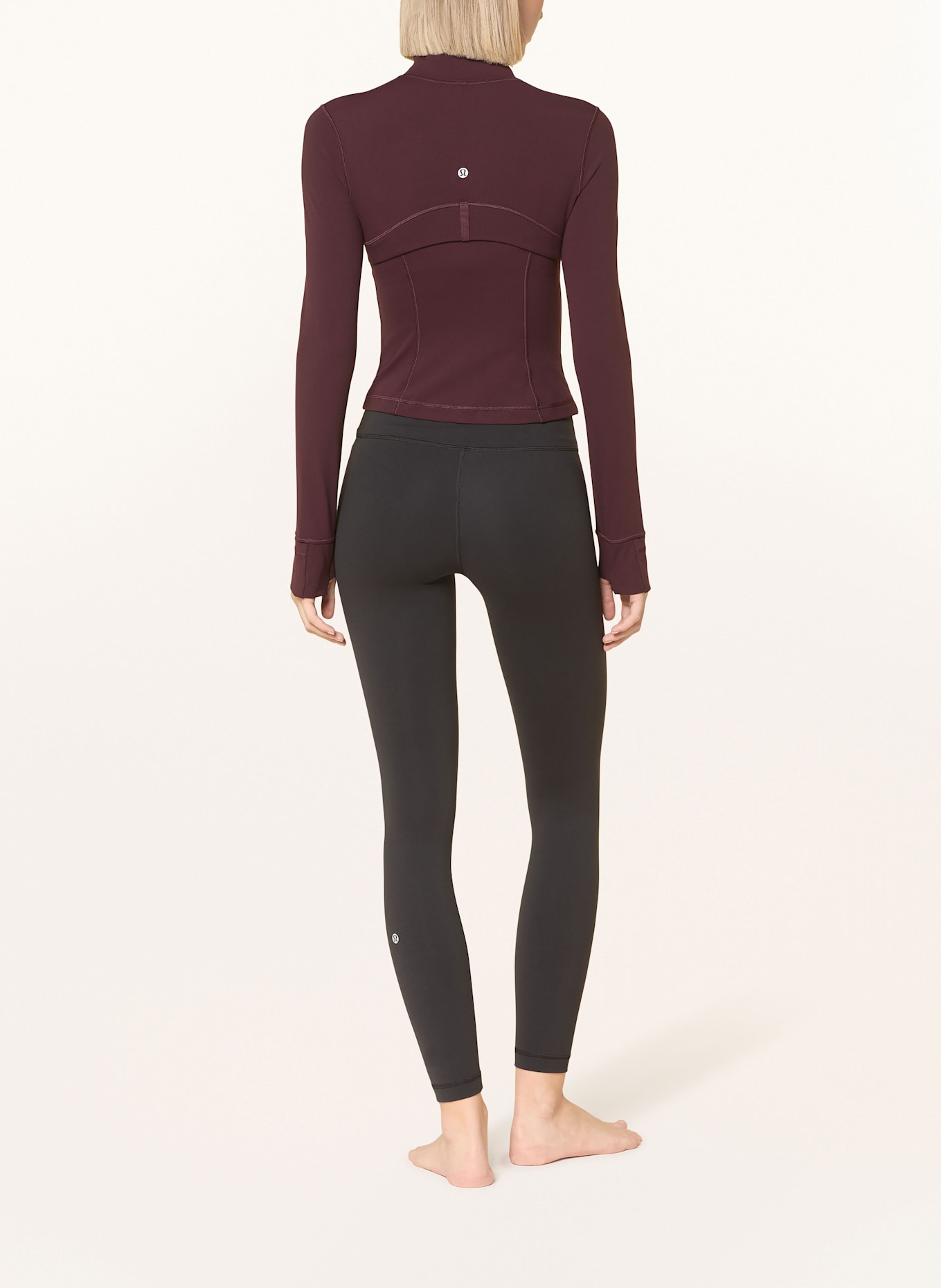lululemon Veste de yoga DEFINE CROPPED: FUCHSIA