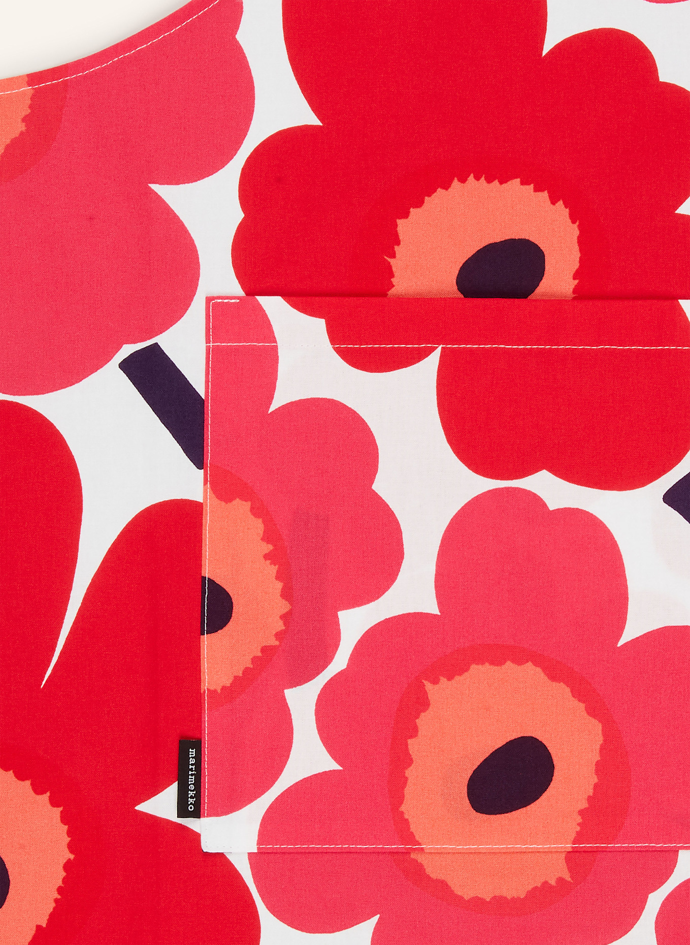 marimekko Schürze PIENI UNIKKO: ROT / PINK / WEISS