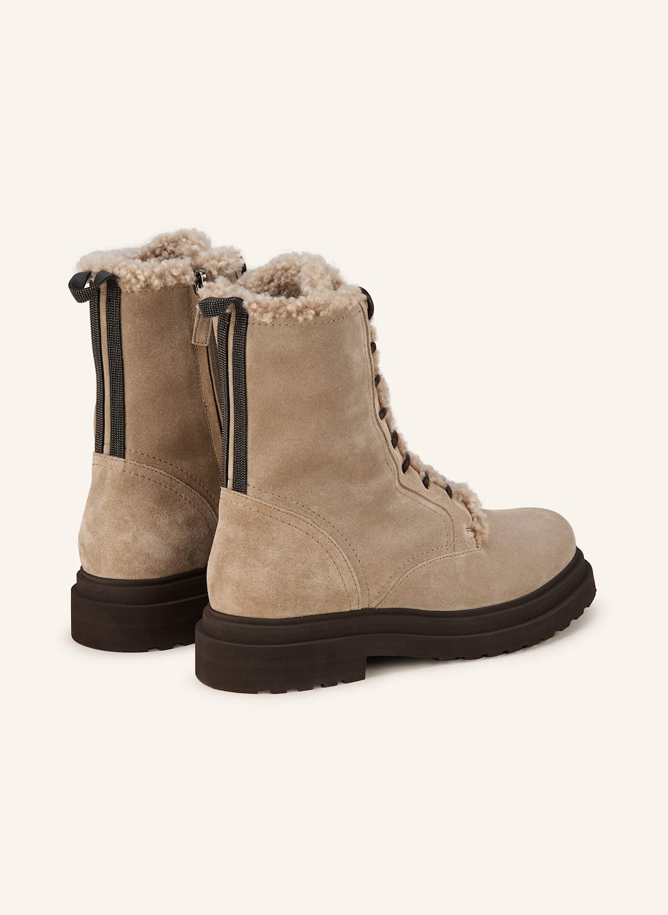 BRUNELLO CUCINELLI Schnürboots: HELLGRAU