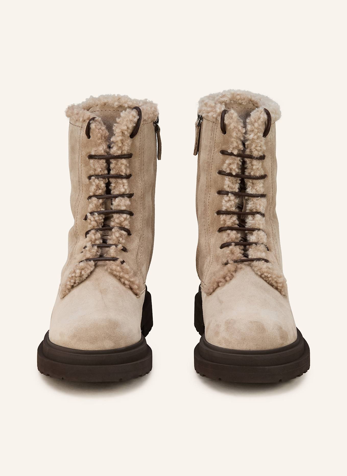 BRUNELLO CUCINELLI Schnürboots: HELLGRAU