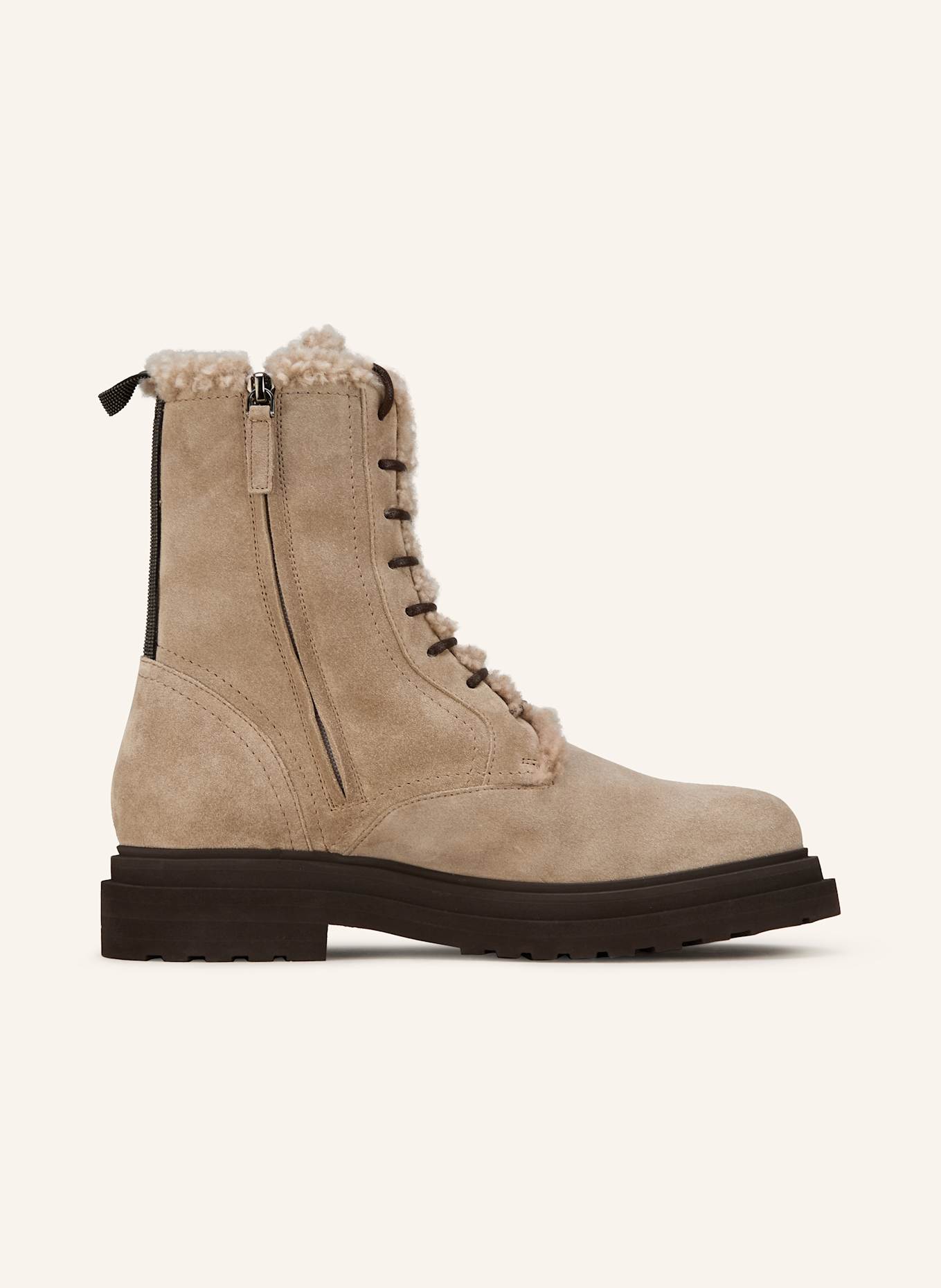 BRUNELLO CUCINELLI Schnürboots: HELLGRAU