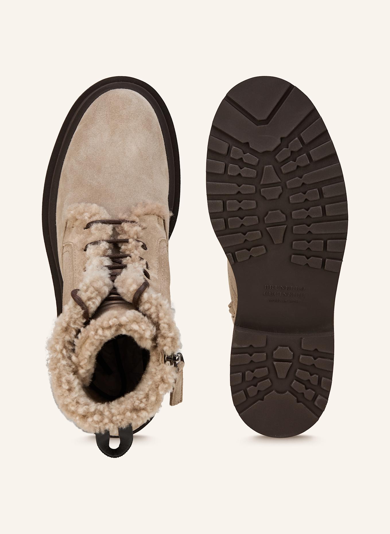 BRUNELLO CUCINELLI Schnürboots: HELLGRAU