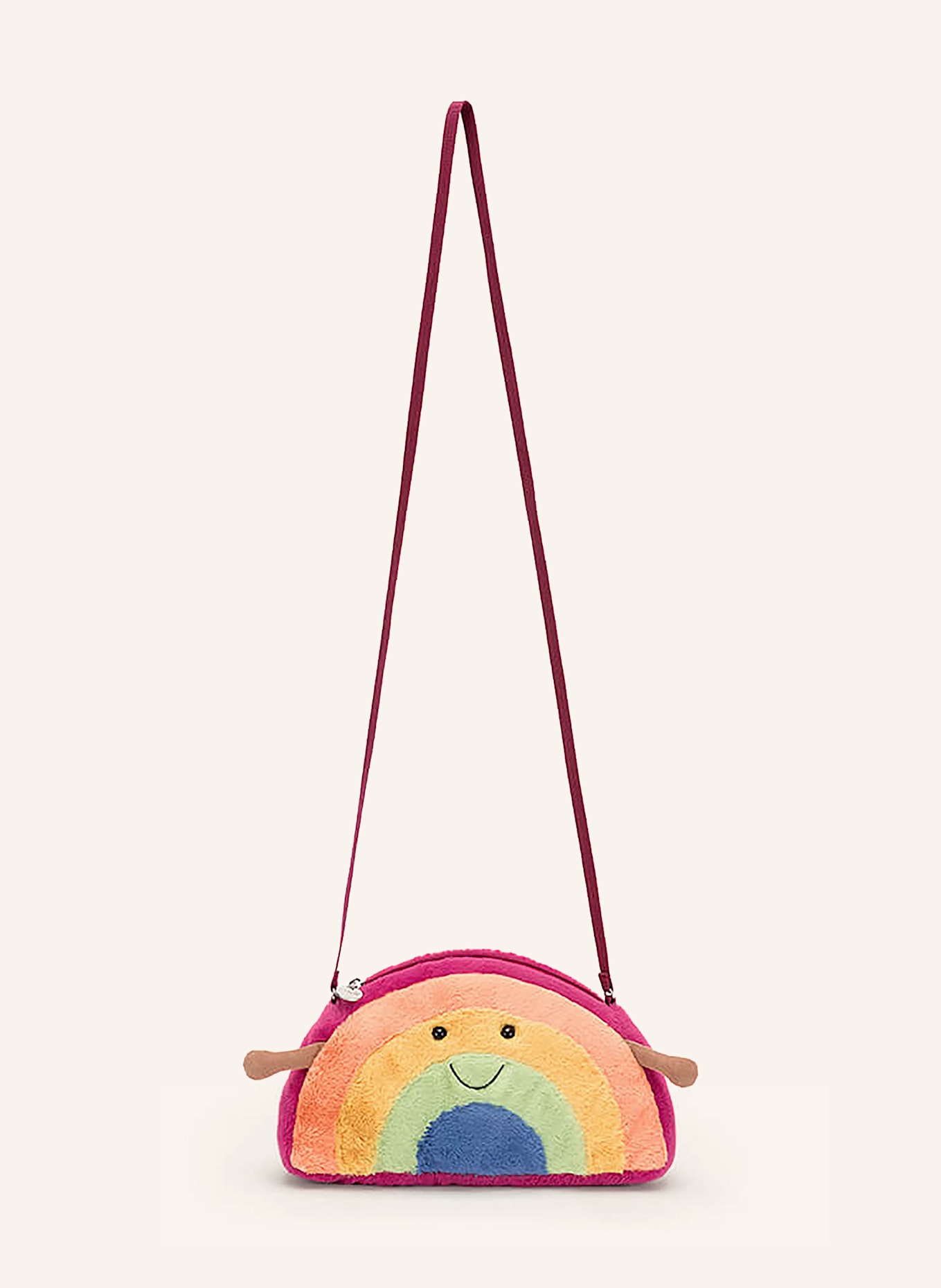 Jellycat Umhängetasche AMUSEABLES RAINBOW: FUCHSIA/ HELLORANGE/ GELB