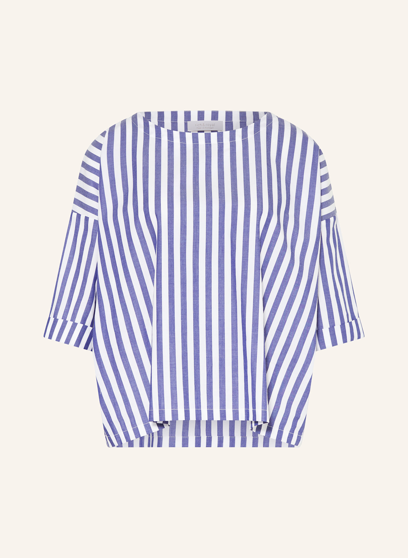 Rich & Royal Shirt blouse: MM6 Maison Margiela satin-finish shirt dress