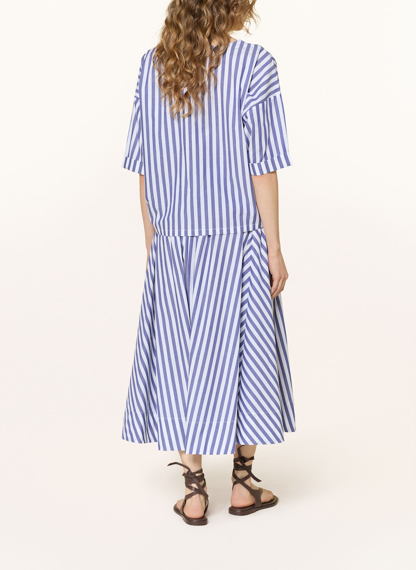 Rich & Royal Shirt blouse: MM6 Maison Margiela satin-finish shirt dress