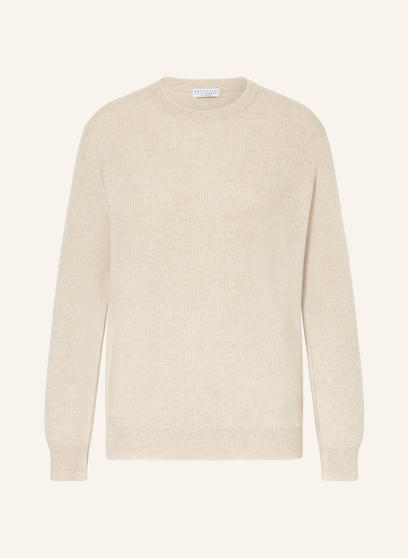 BRUNELLO CUCINELLI Cashmere-Pullover: BEIGE