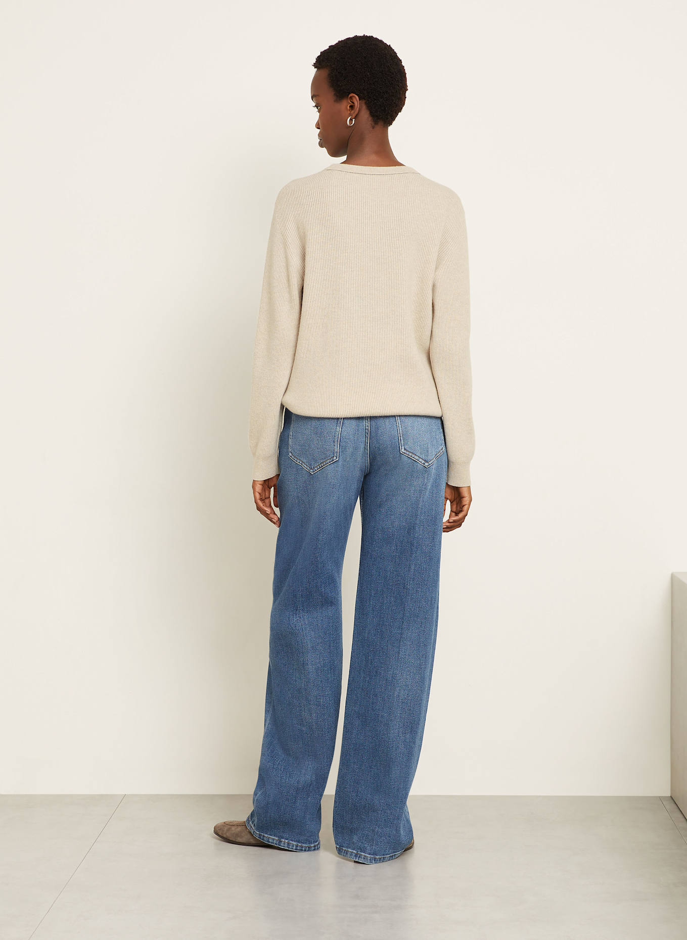 BRUNELLO CUCINELLI Cashmere-Pullover: BEIGE