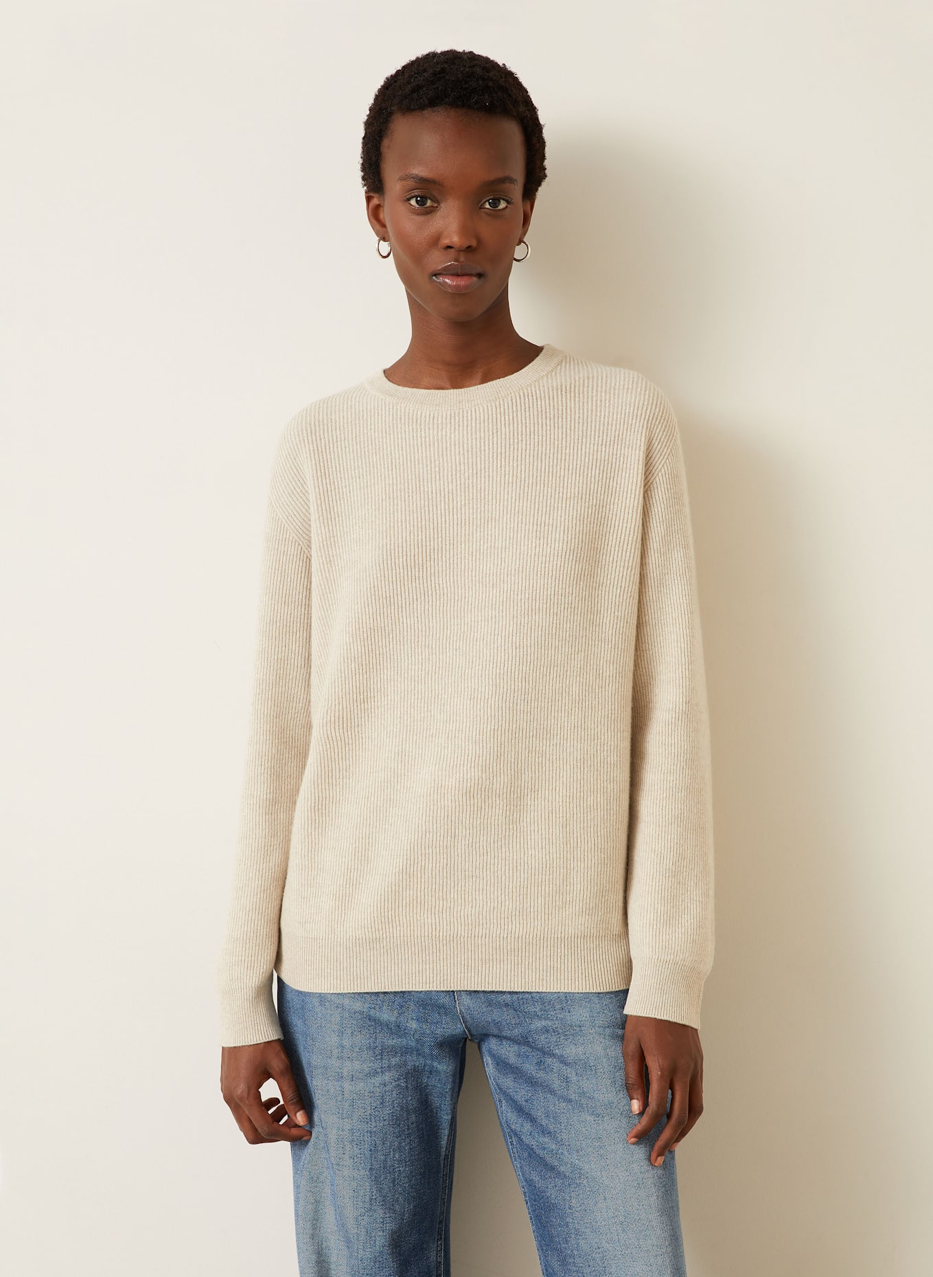 BRUNELLO CUCINELLI Cashmere-Pullover: BEIGE