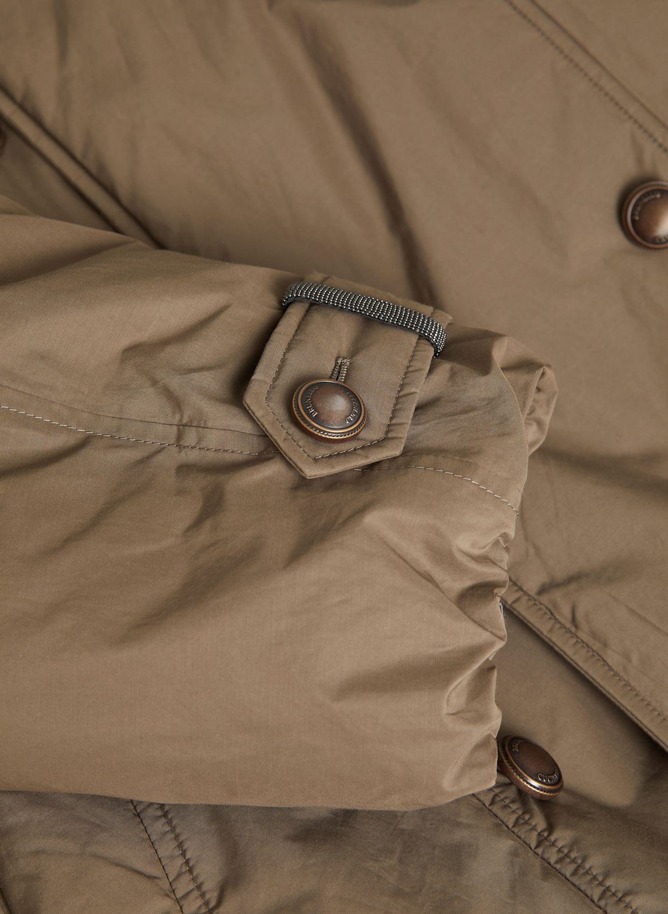BRUNELLO CUCINELLI Daunenjacke: KHAKI