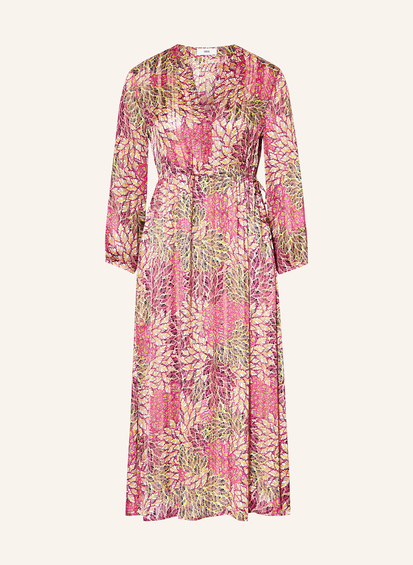 CINQUE Kleid CIDEAN: PINK / GELB / SCHWARZ