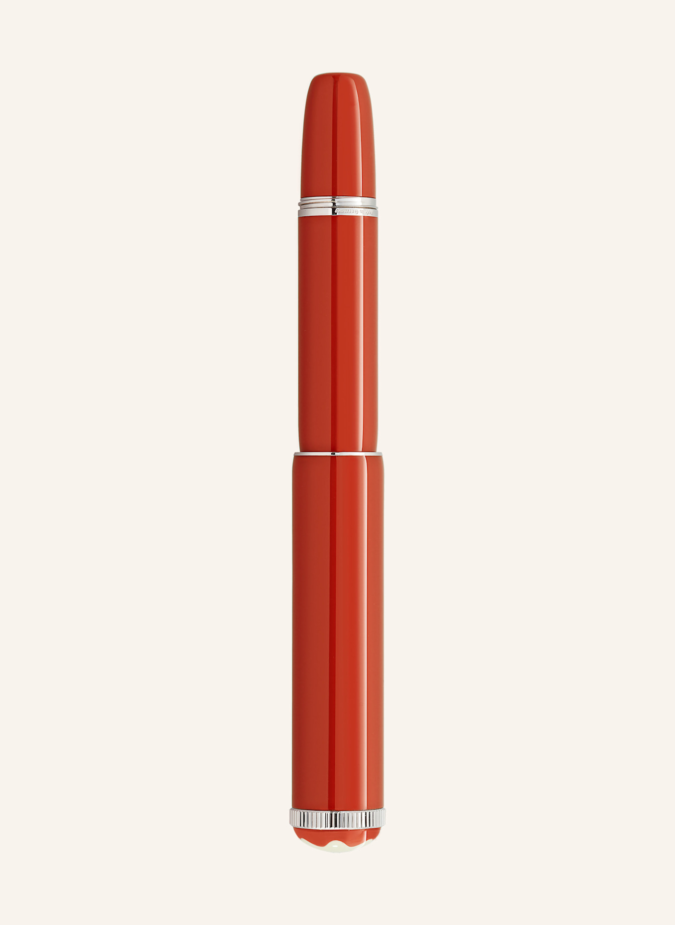 MONTBLANC Rollerball HERITAGE ROUGE ET NOIR BABY SPECIAL EDITION KORALLFÄRGAD: RÖD / SILVER