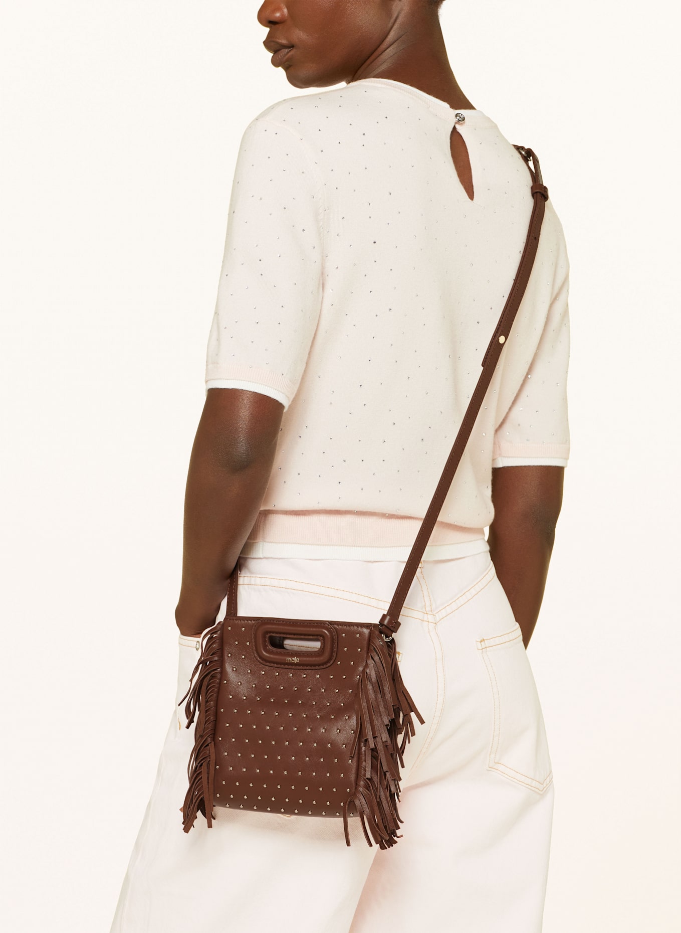 maje Handtasche MINI: BRAUN