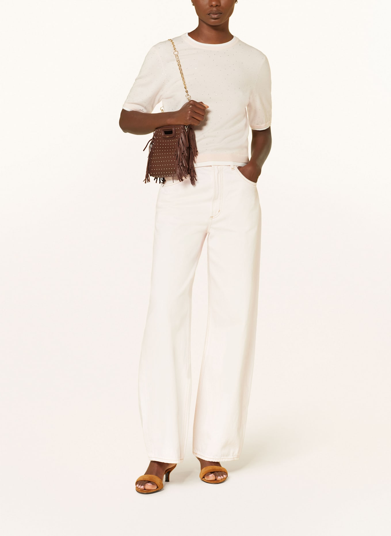 maje Handtasche MINI: BRAUN