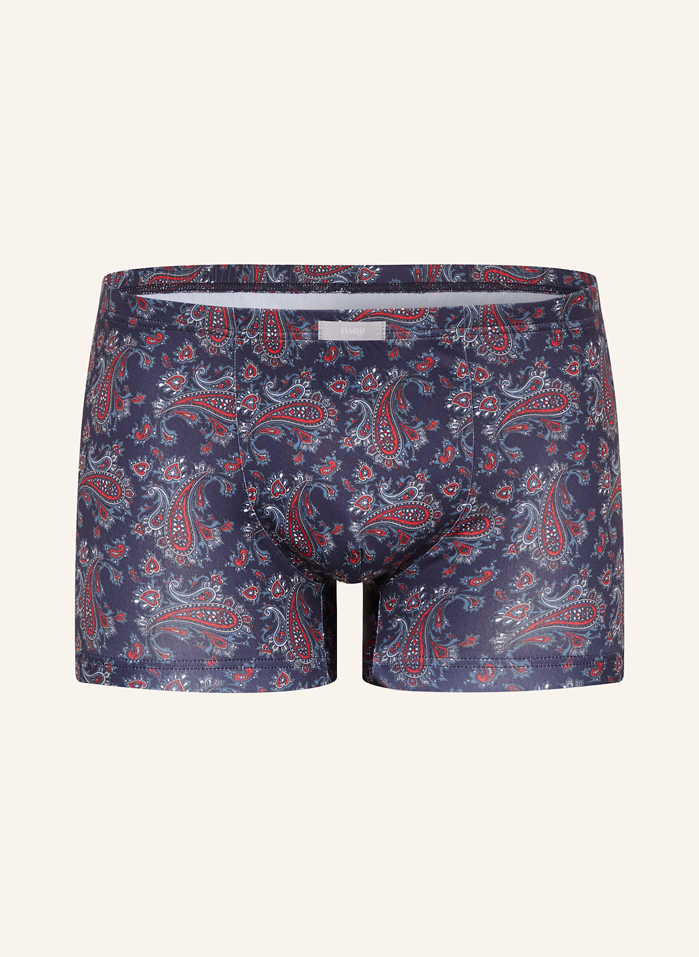 mey WINTER PAISLEY series boxer shorts: DARK BLUE / DARK GREEN / DARK RED