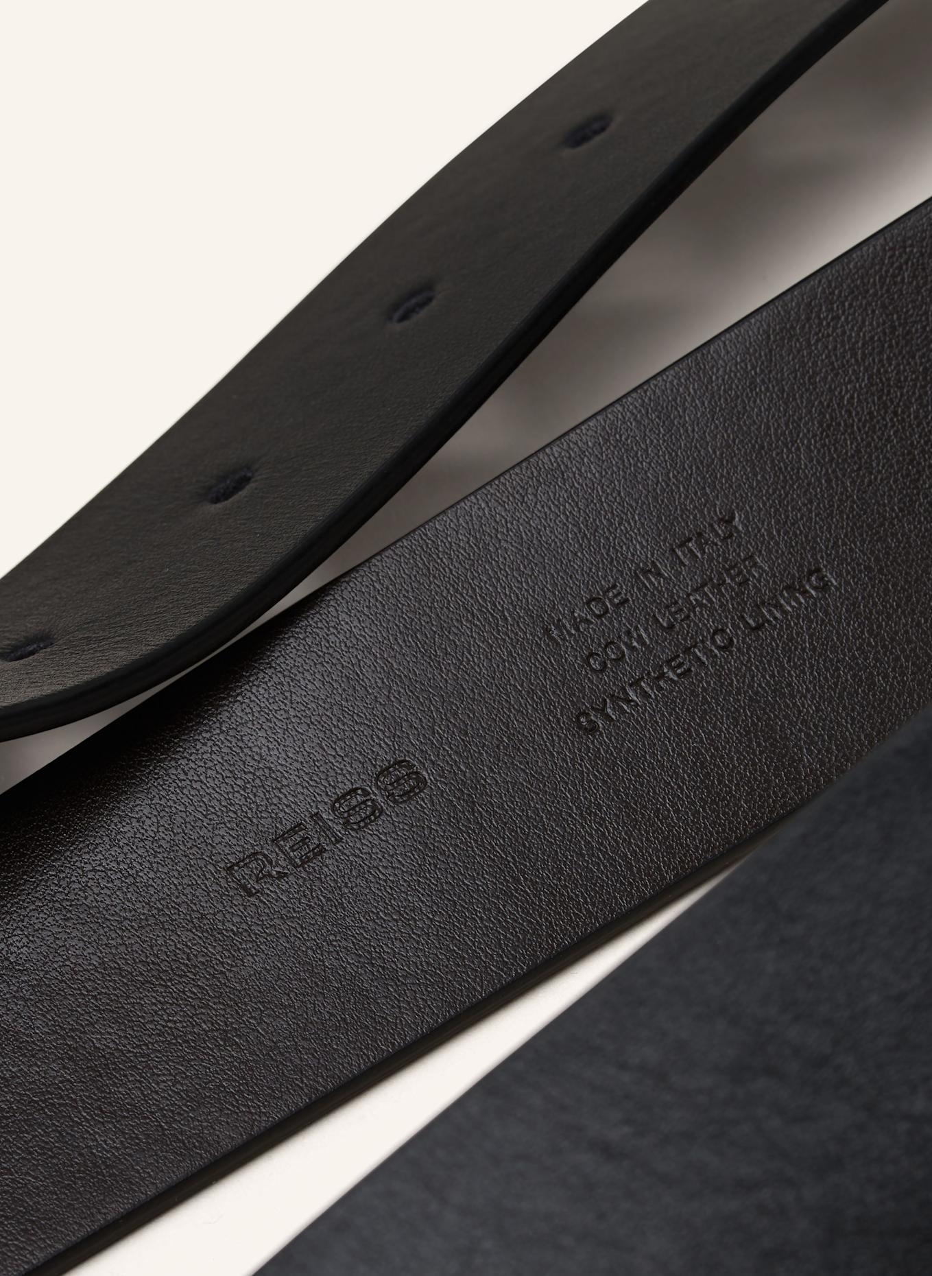 REISS Ledergürtel IYLA: SCHWARZ