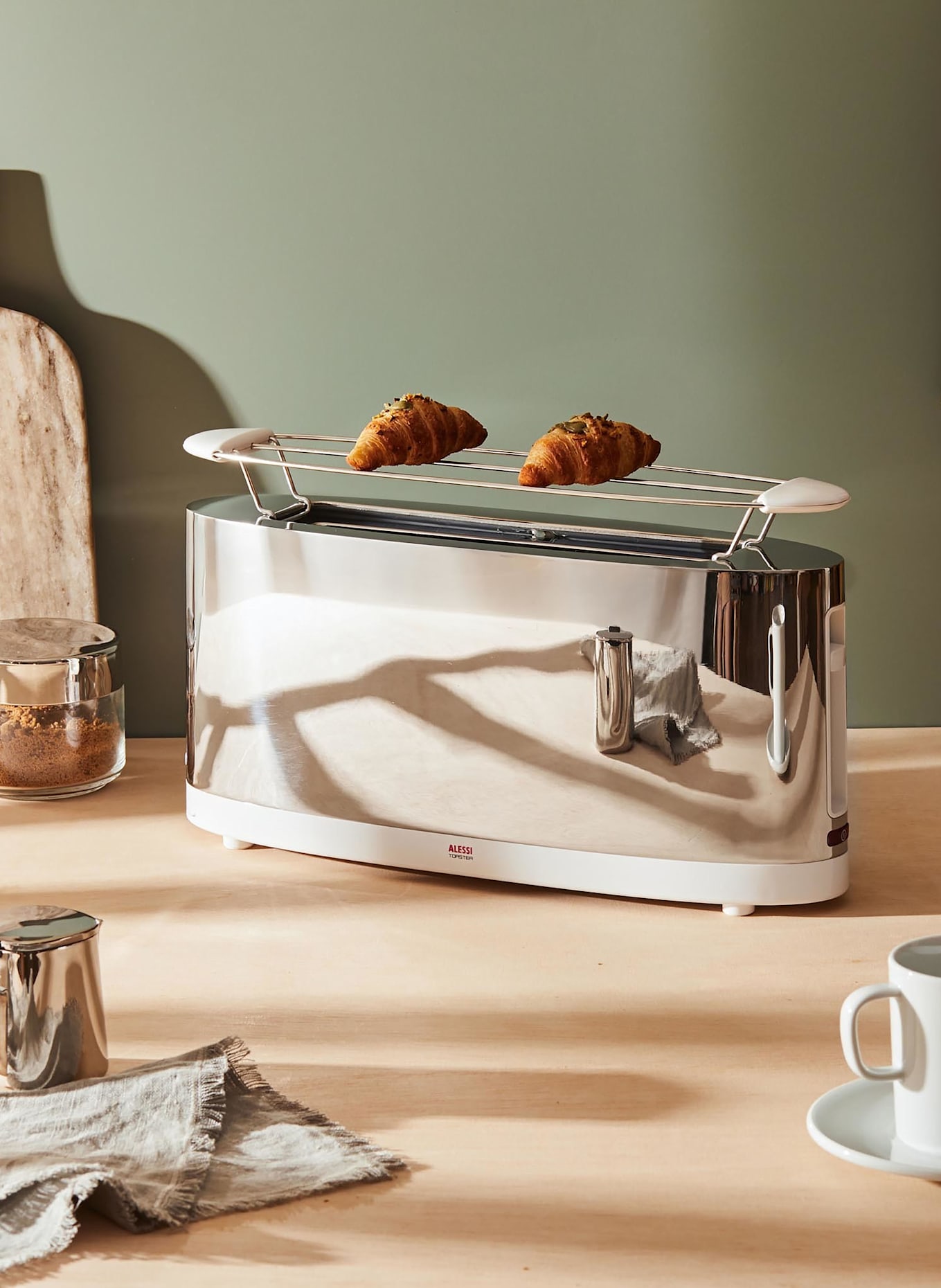 ALESSI Szczypce do tostera SG68: SREBRNY