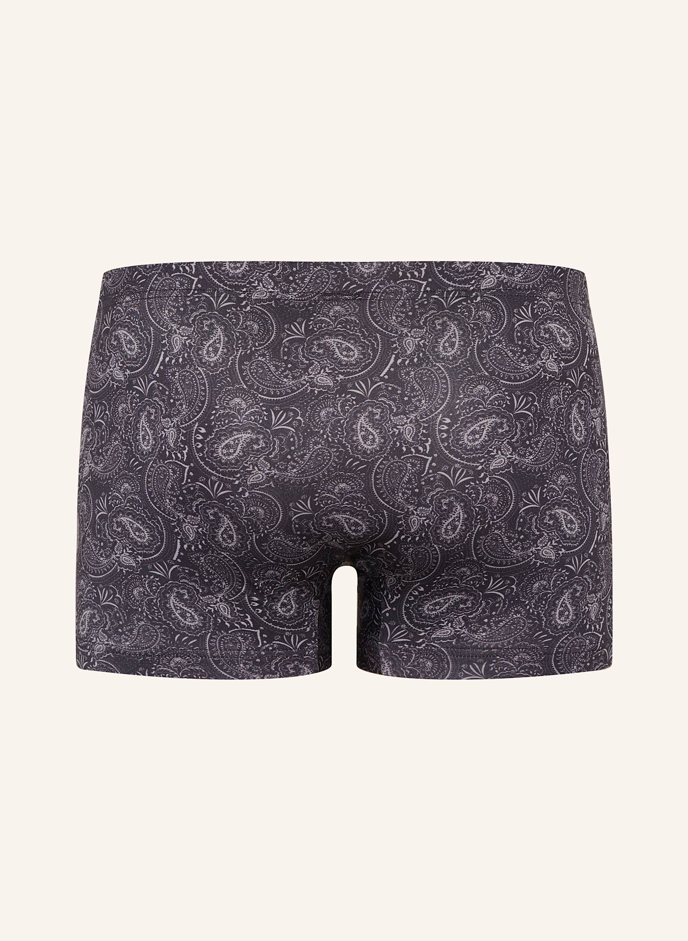 mey Boxershorts Serie BC PAISLEY: SCHWARZ/ DUNKELGRÜN/ HELLGRAU