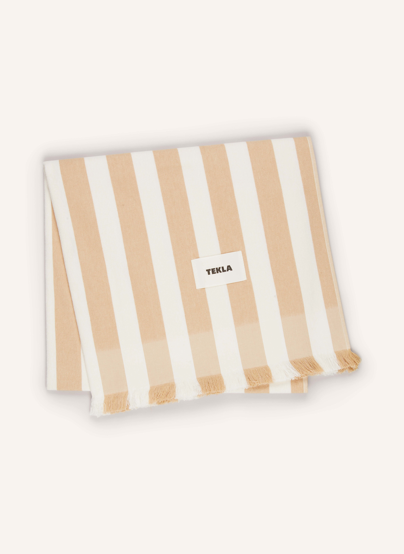 TEKLA Plážová osuška: KRÉMOVÁ/ BÉŽOVÁ