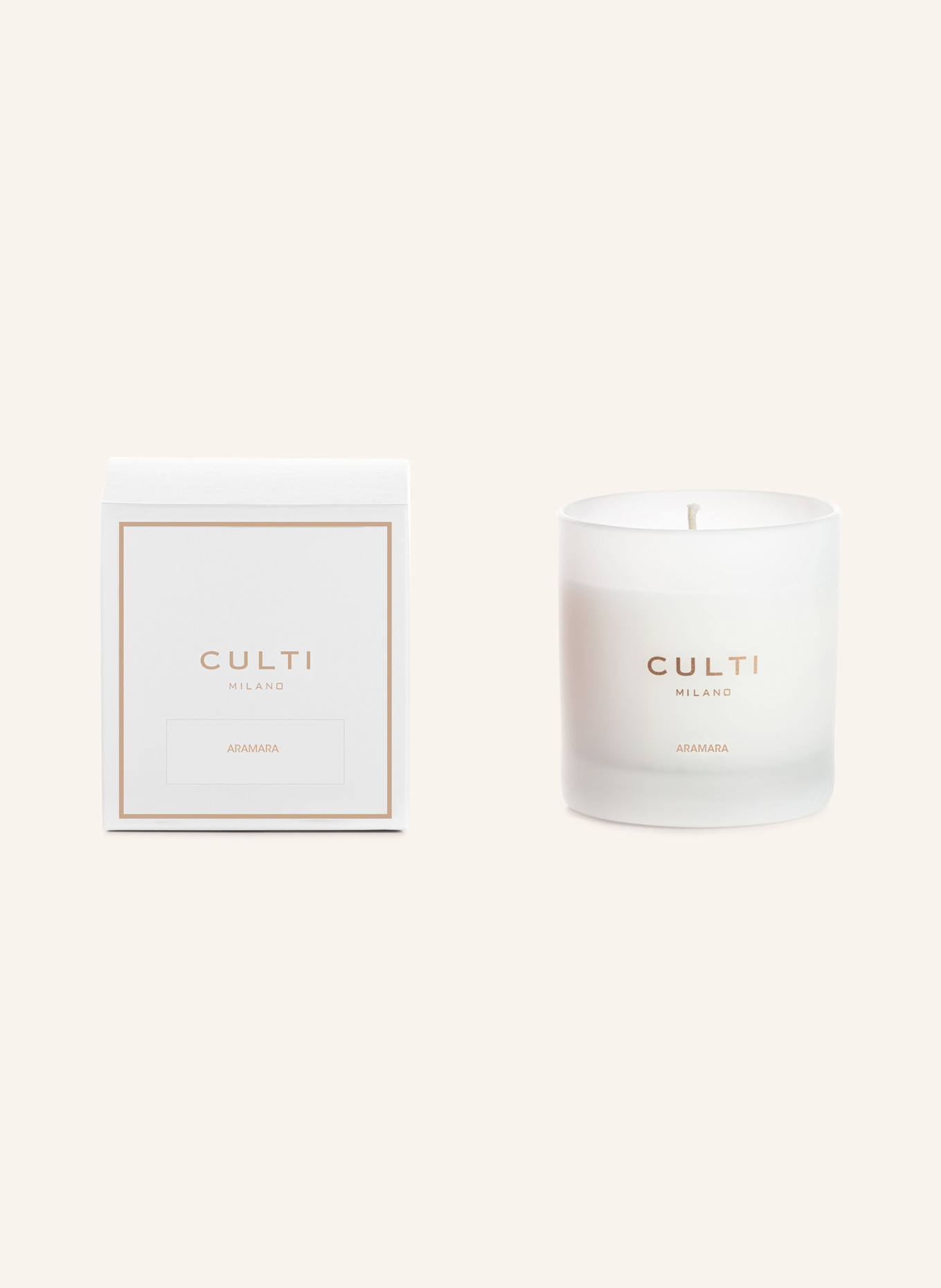 CULTI Bougie parfumée ARAMARA: BLANC