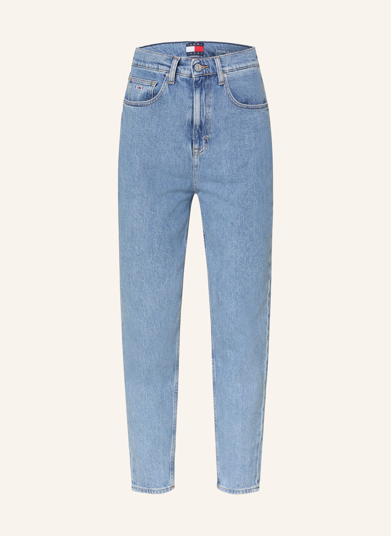 TOMMY JEANS Mom džíny: 1AB Denim Light