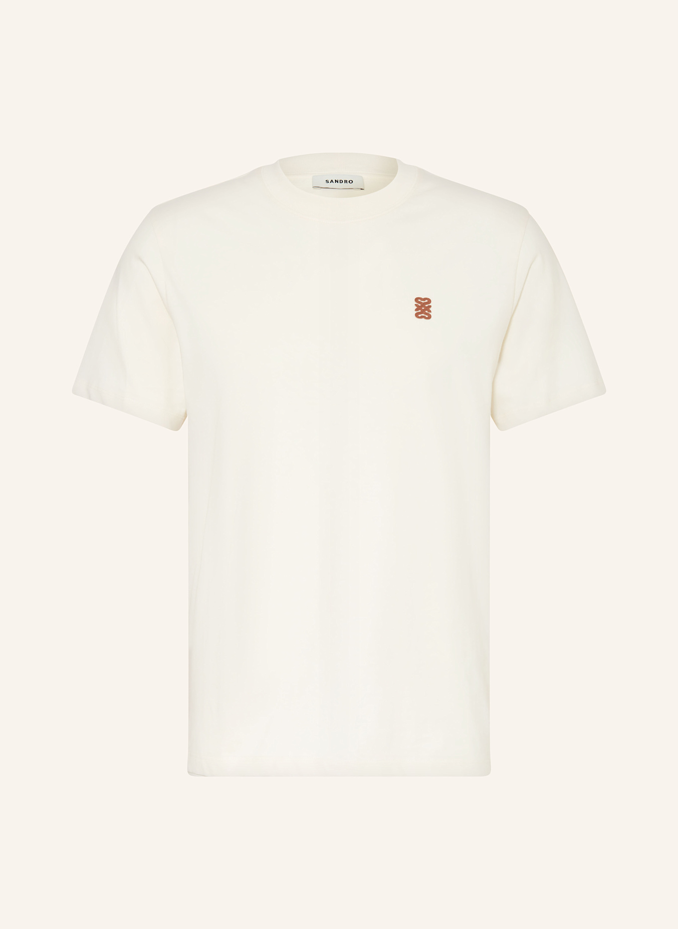 SANDRO T-Shirt: CREME