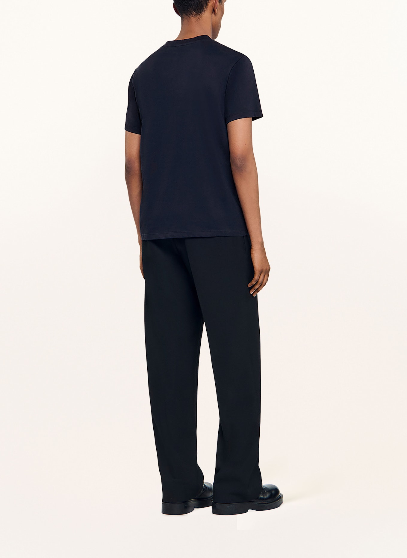 SANDRO T-Shirt: DUNKELBLAU