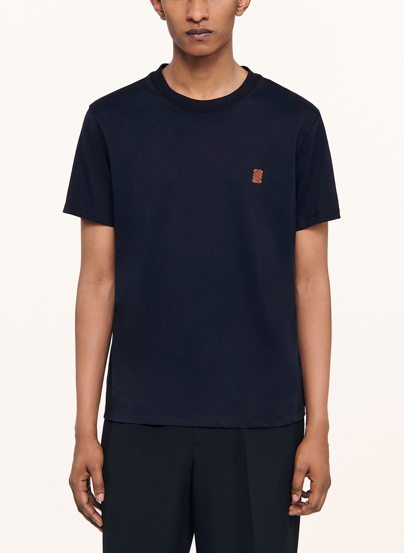 SANDRO T-Shirt: DUNKELBLAU