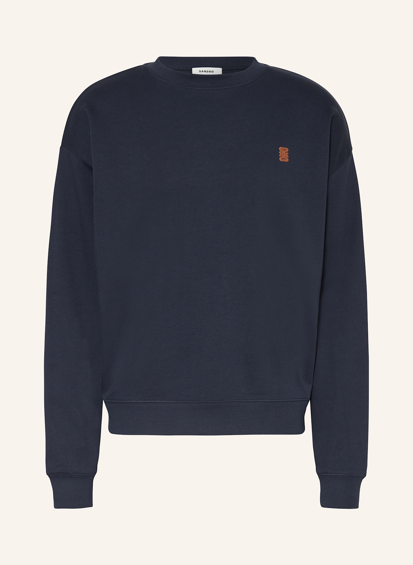 SANDRO Sweatshirt: DUNKELBLAU