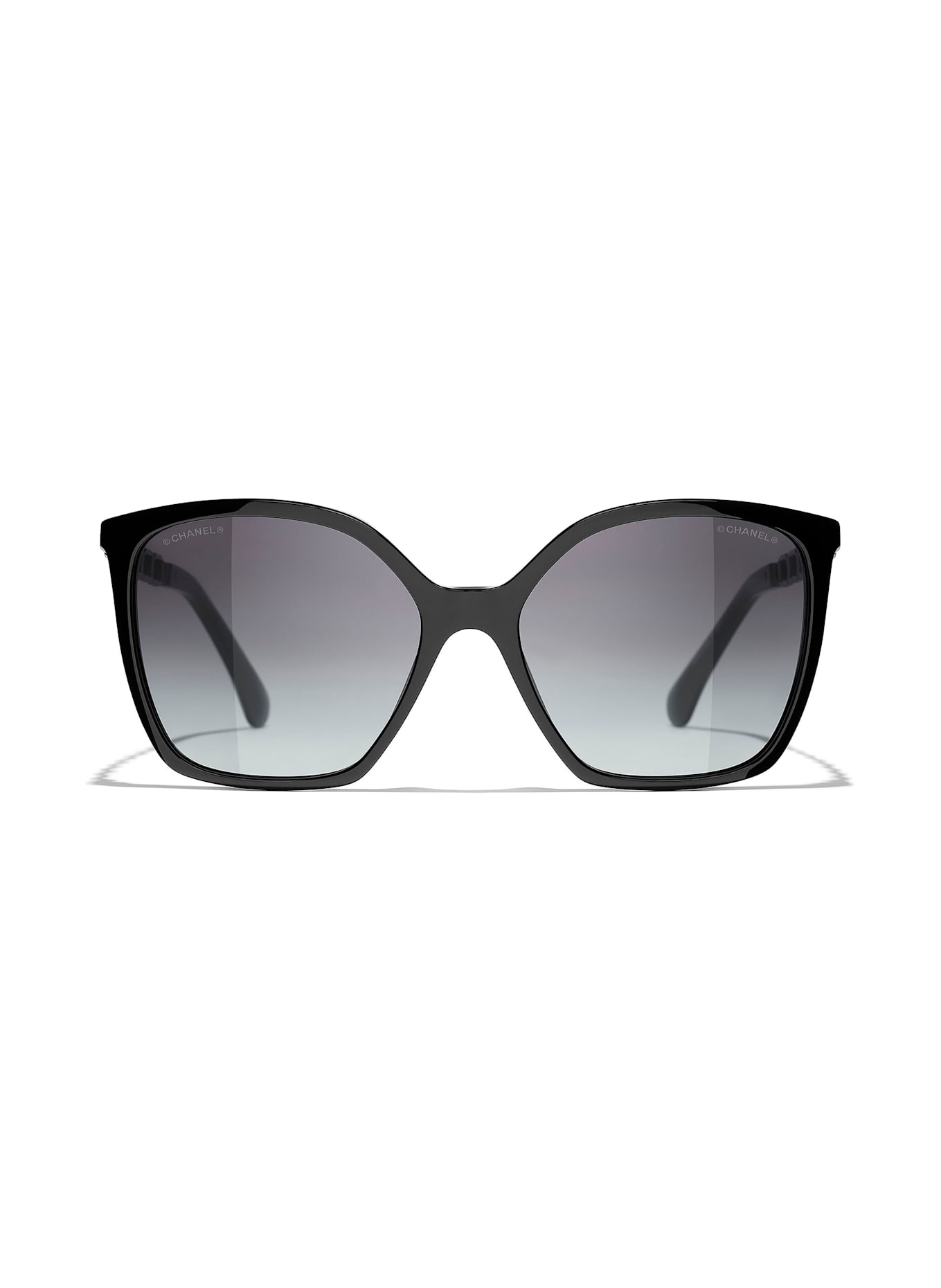 CHANEL Runde Sonnenbrille: 1608S6 - SCHWARZ