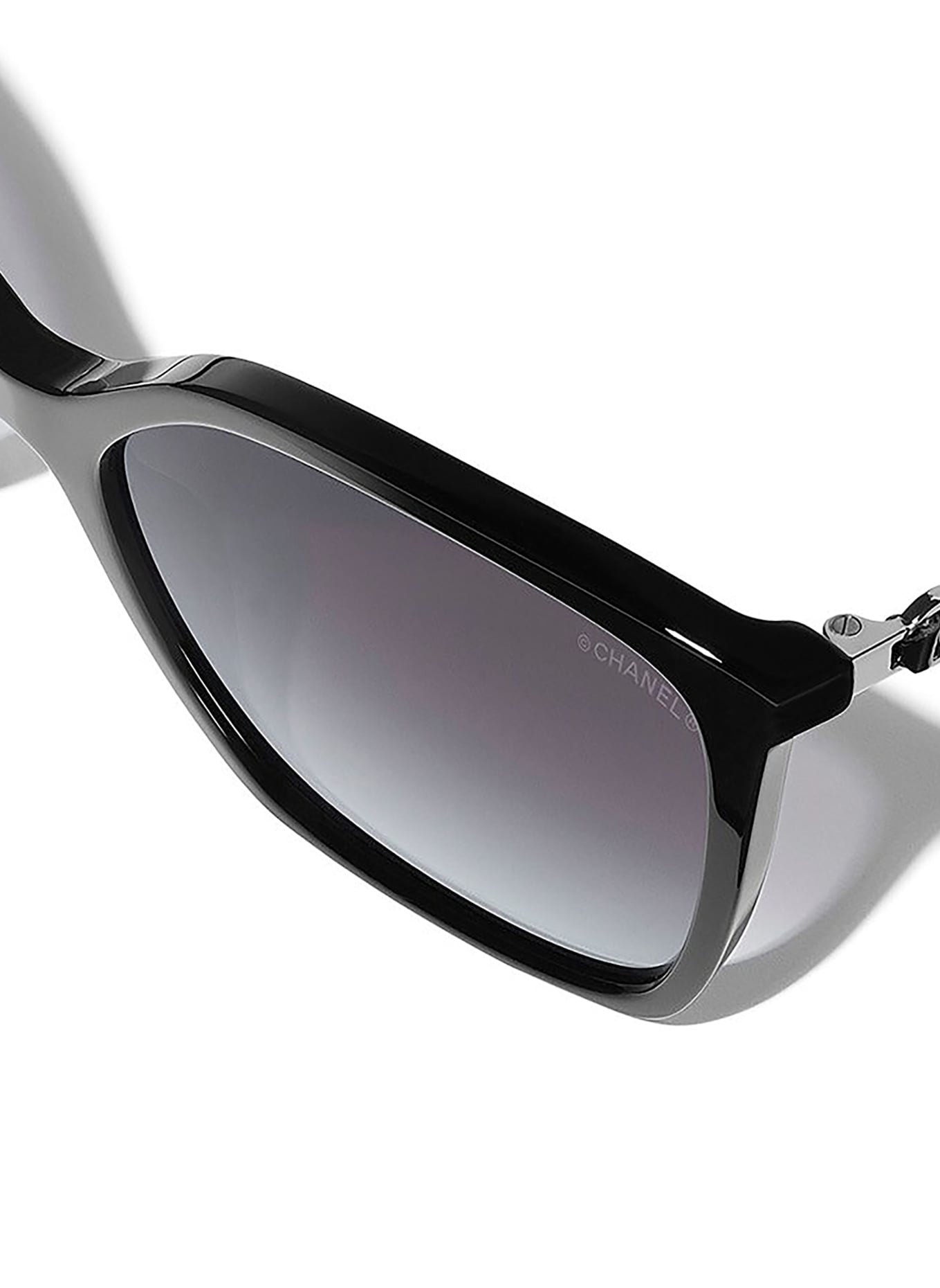 CHANEL Runde Sonnenbrille: 1608S6 - SCHWARZ