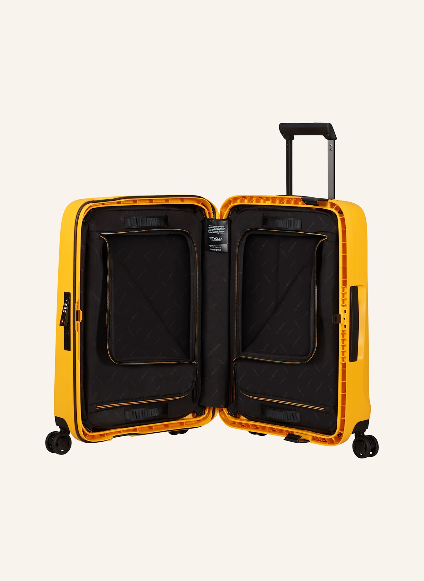 Samsonite Trolley SPINNER: DUNKELGELB