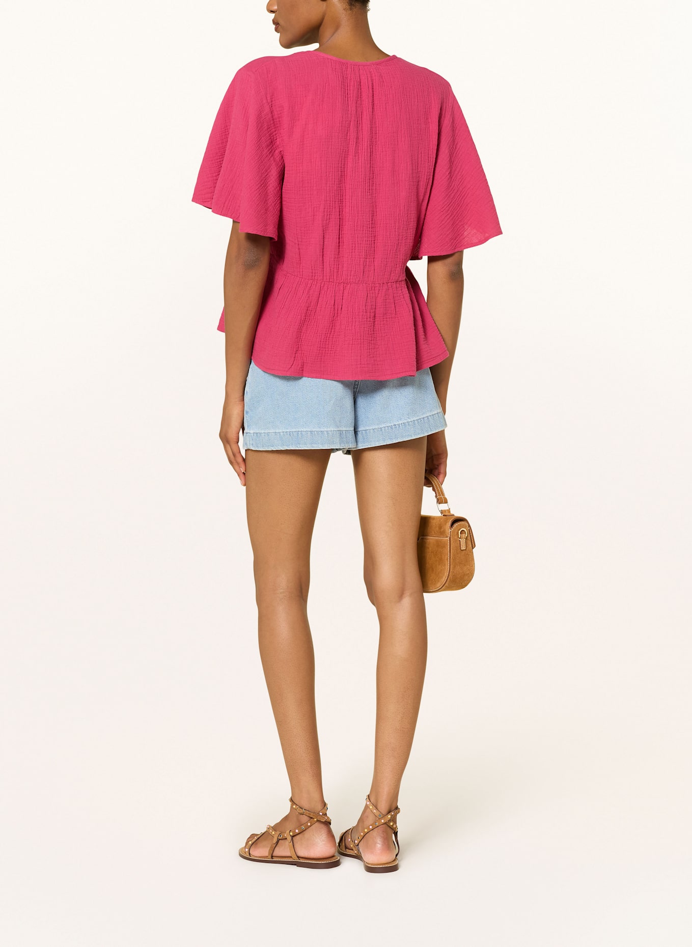 ba&sh Blusenshirt GUNTER aus Musselin: PINK