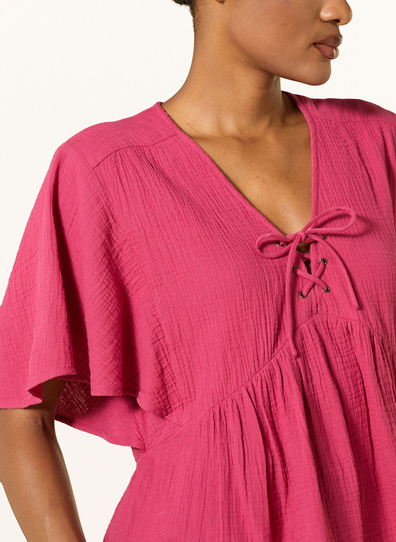 ba&sh Blusenshirt GUNTER aus Musselin: PINK