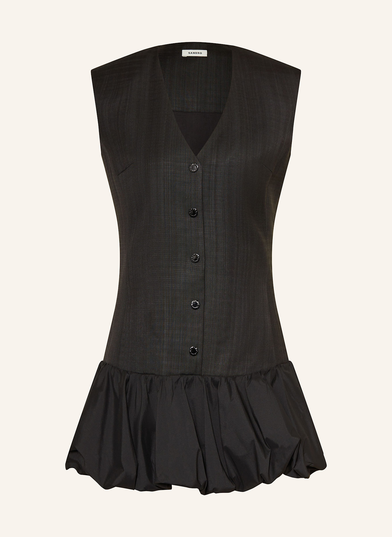 SANDRO Kleid: SCHWARZ