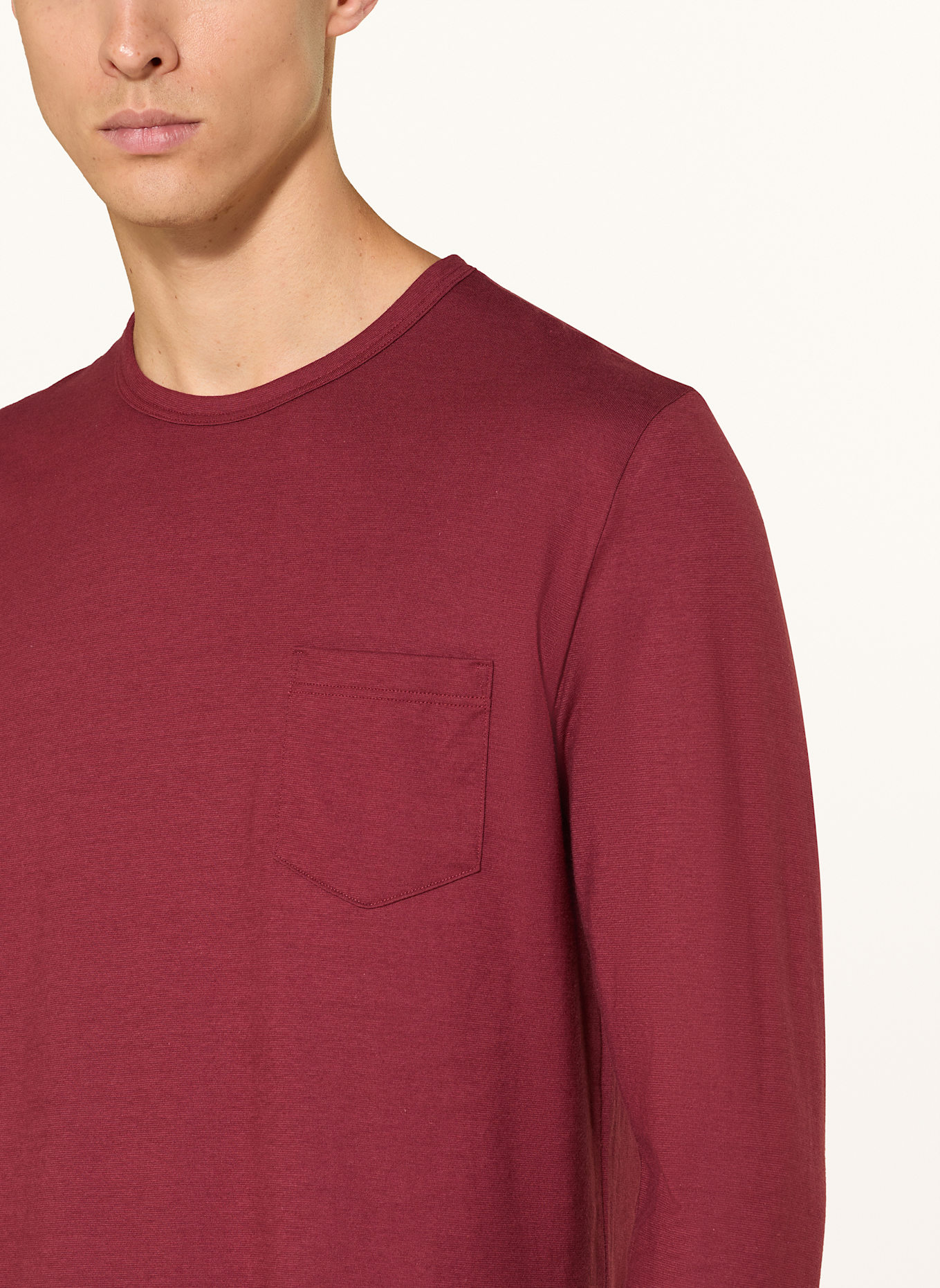 mey Schlafanzug Serie RED´N BLUE STRIPES: DUNKELROT / DUNKELBLAU