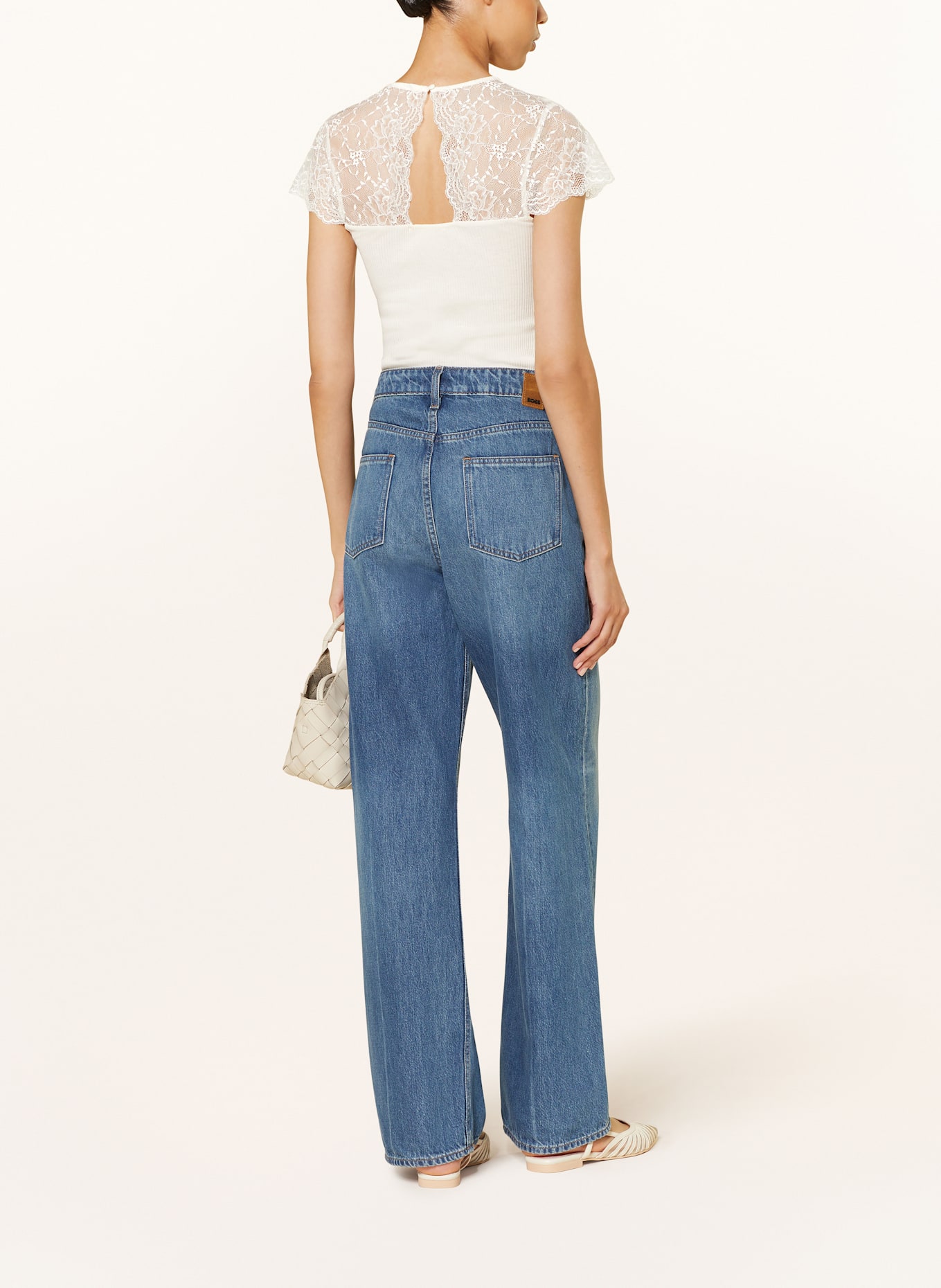 rosemunde T-Shirt RMWBEA mit Spitze: ECRU