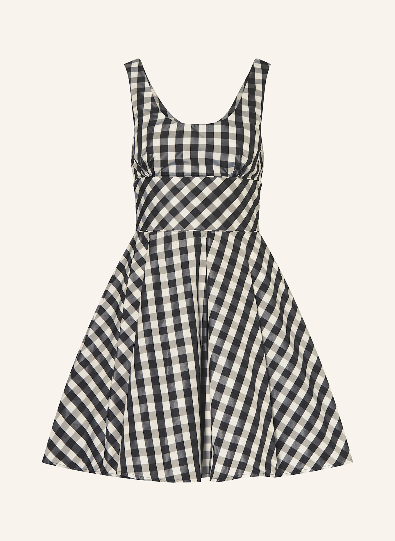 CLAUDIE PIERLOT Kleid: WEISS/ SCHWARZ
