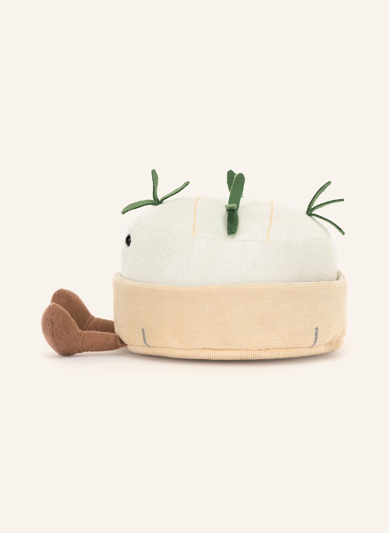 Jellycat Peluche AMUSEABLES CAMEMBERT: BLANC / BEIGE / VERT