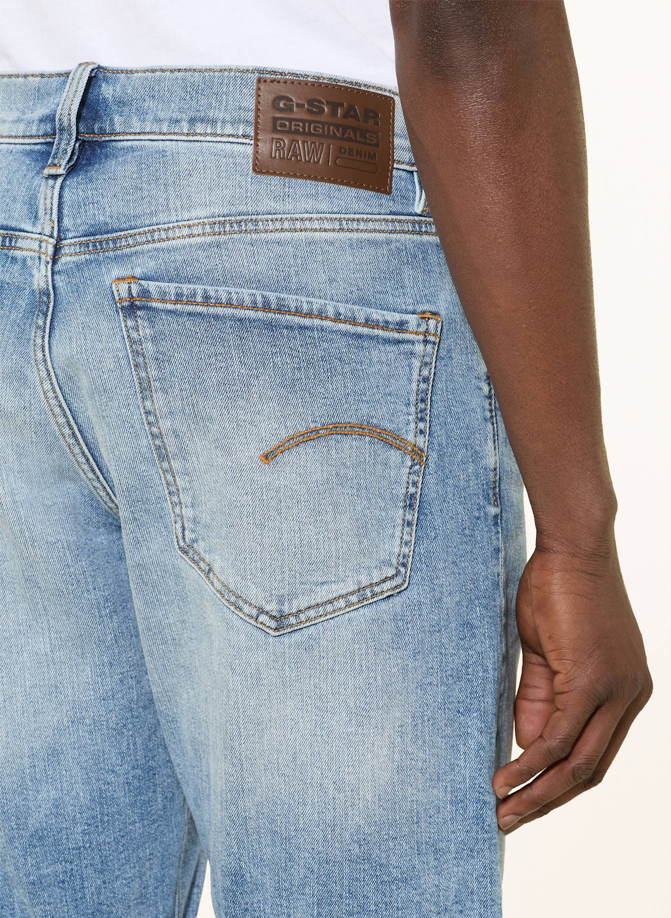 G-Star Jeansshorts MOSA: 8436 Lt Indigo Aged
