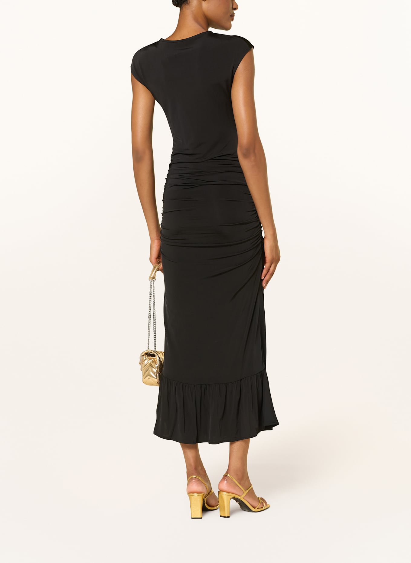 SANDRO Kleid: SCHWARZ