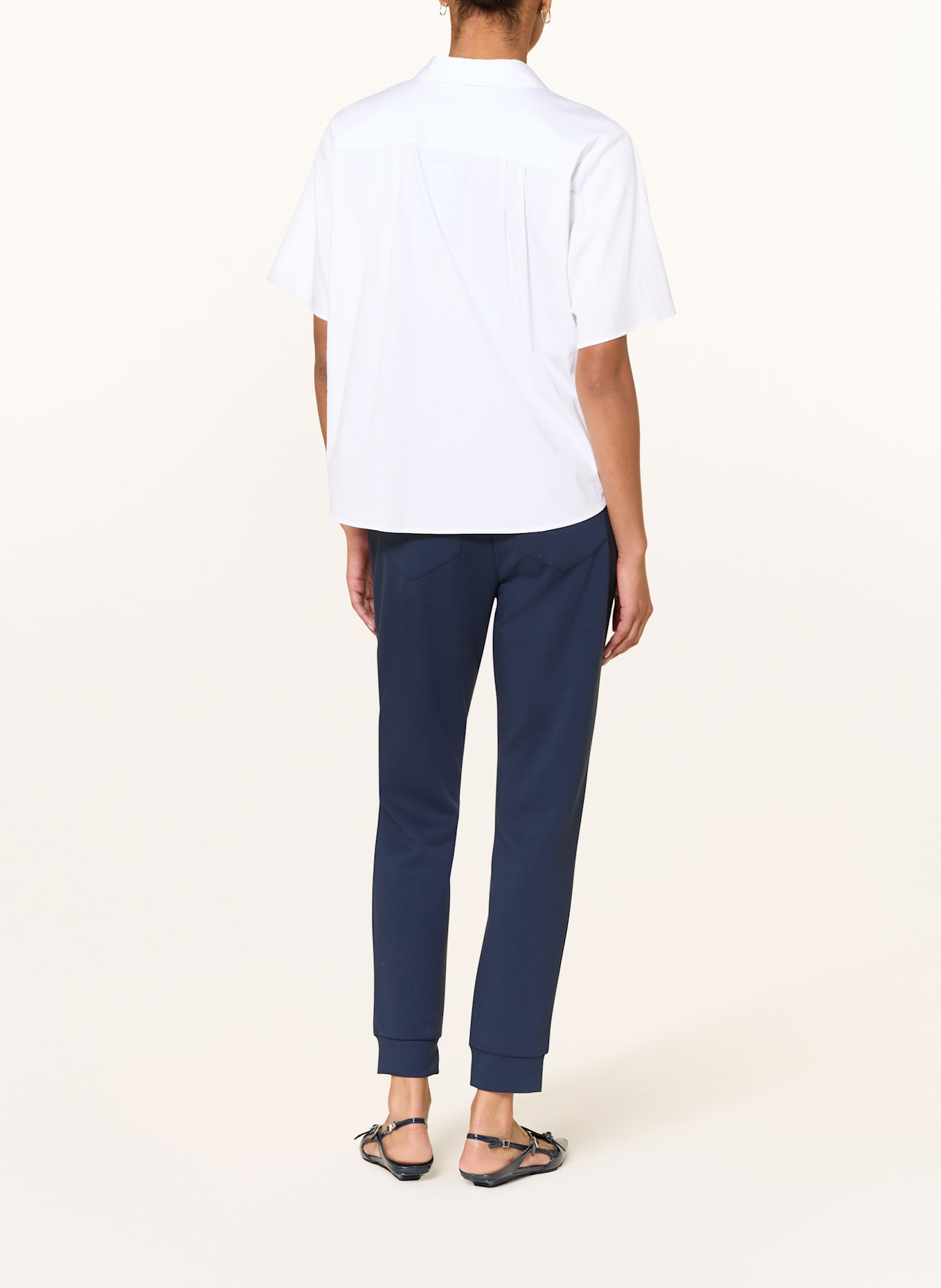 monari Hose im Jogging-Stil mit Schmucksteinen: DUNKELBLAU