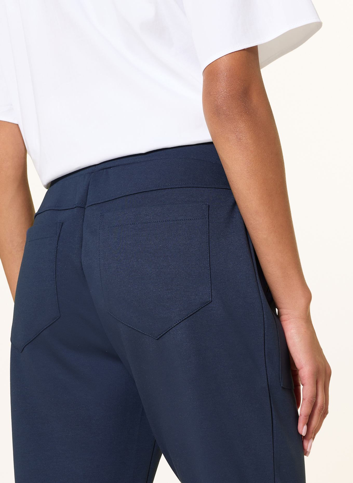 monari Hose im Jogging-Stil mit Schmucksteinen: DUNKELBLAU