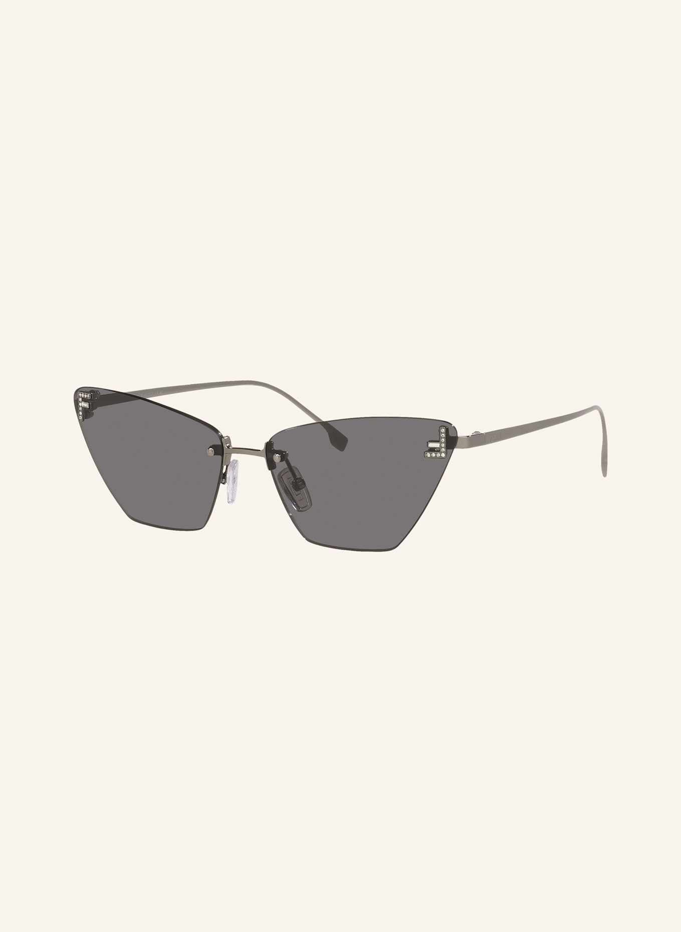 FENDI Sonnenbrille FENDI FIRST CRYSTAL FE4160US: 4260L1 - SILBER/ GRAU