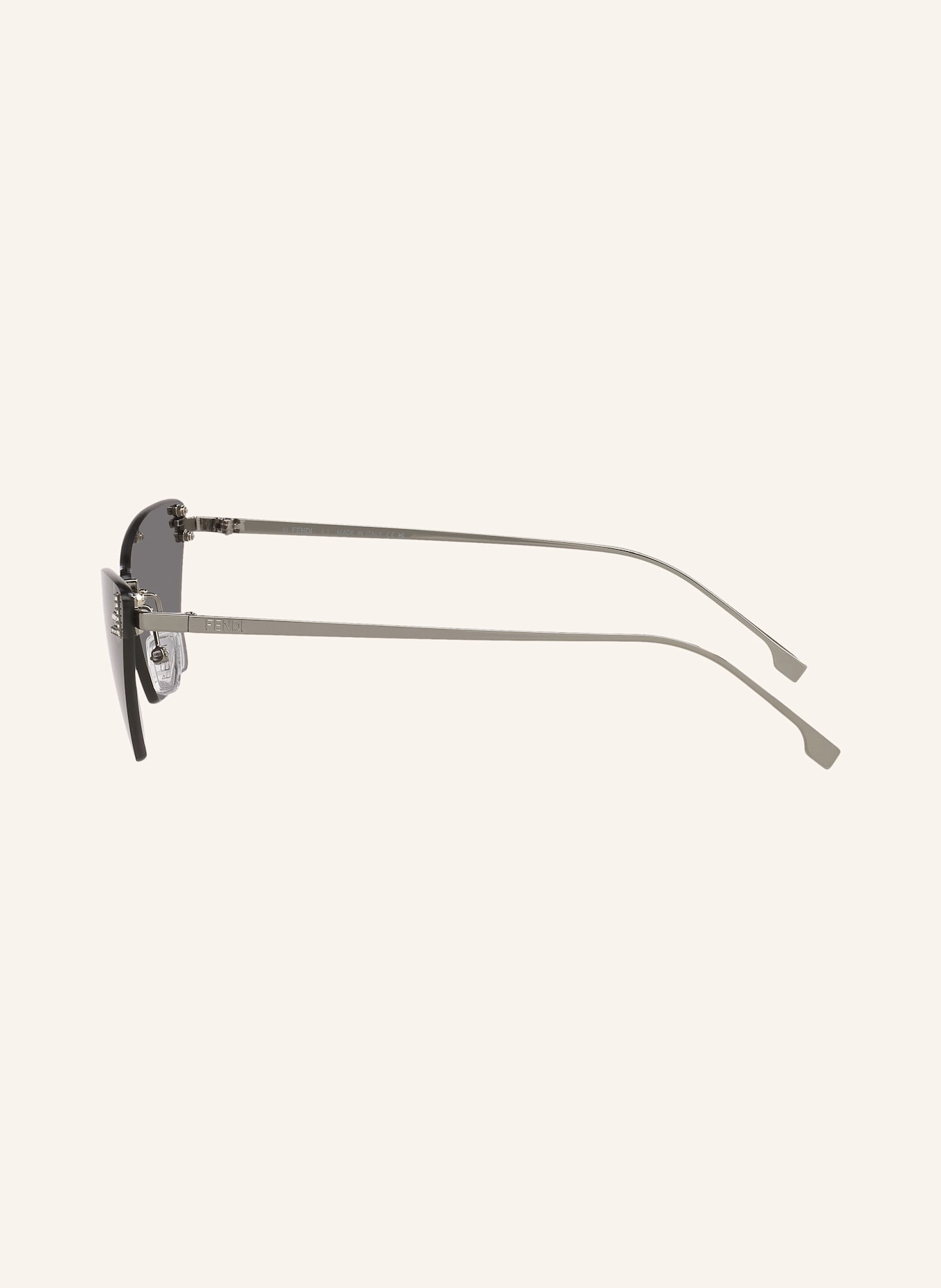 FENDI Sonnenbrille FENDI FIRST CRYSTAL FE4160US: 4260L1 - SILBER/ GRAU