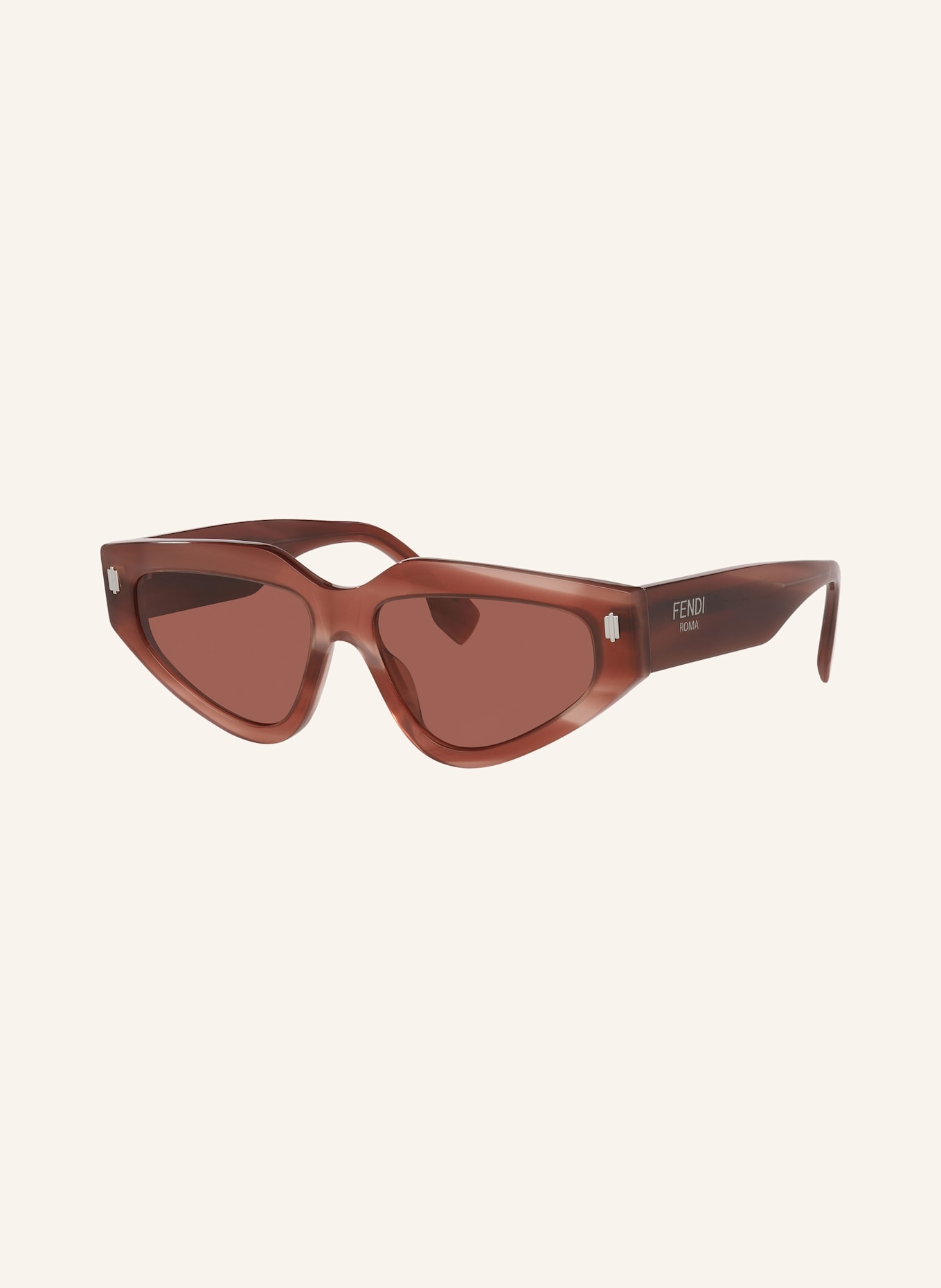 FENDI Sonnenbrille FENDI ROMA FE40163U: 3500U1 - HAVANA/ BRAUN