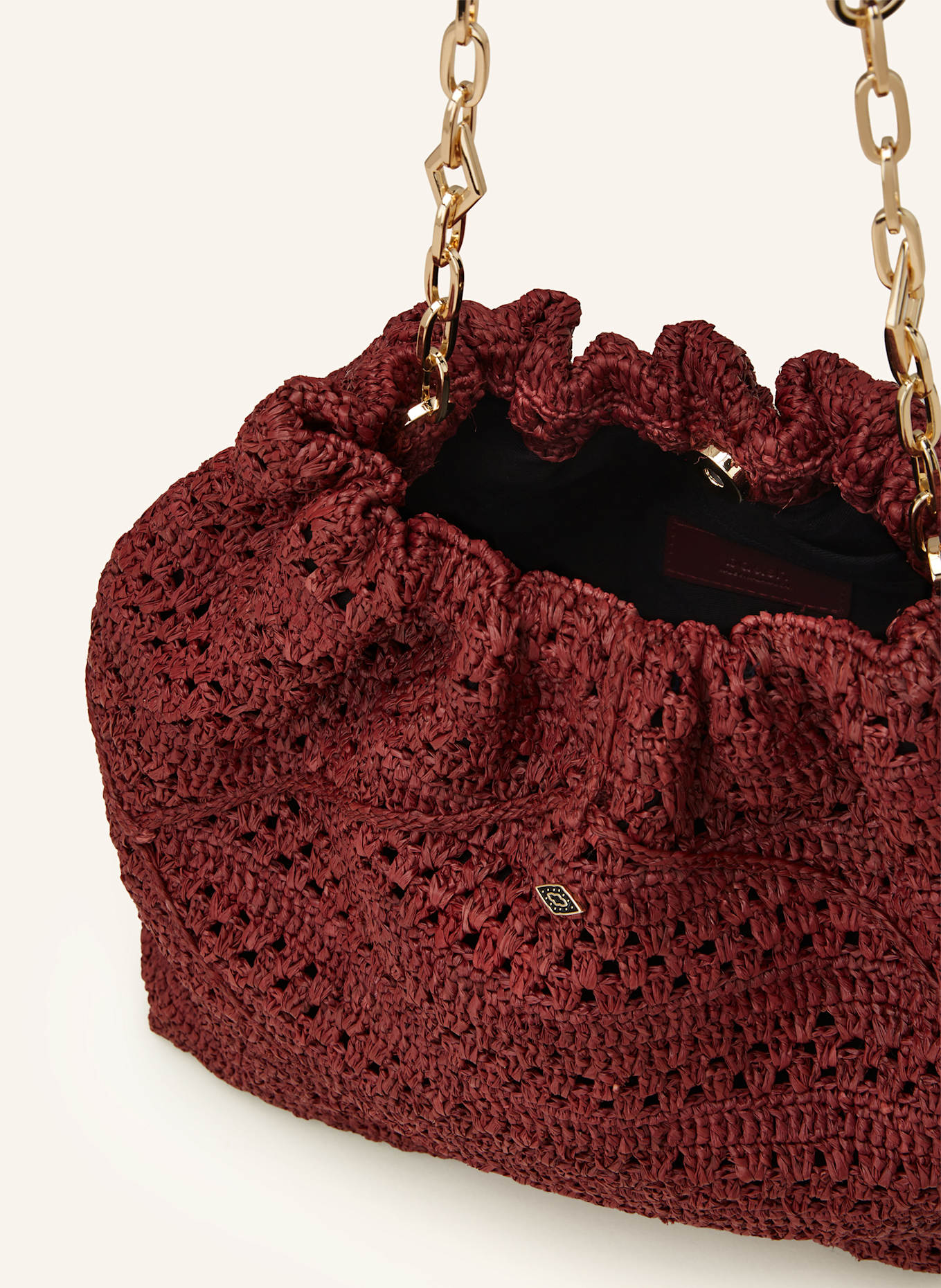 ba&sh Shopper JUNE: TMAVĚ ČERVENÁ