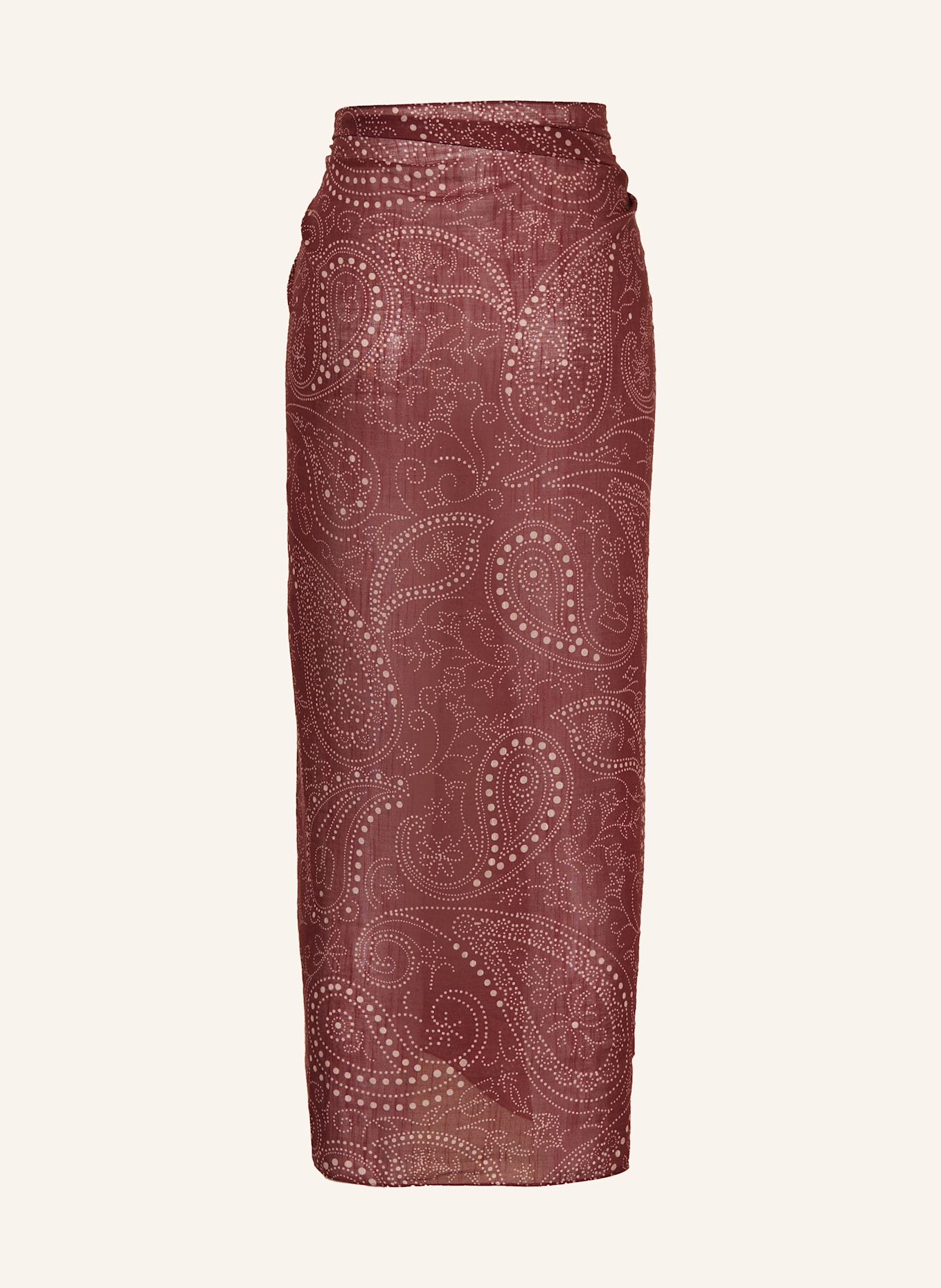 ba&sh Tuch FOLGA: DUNKELROT