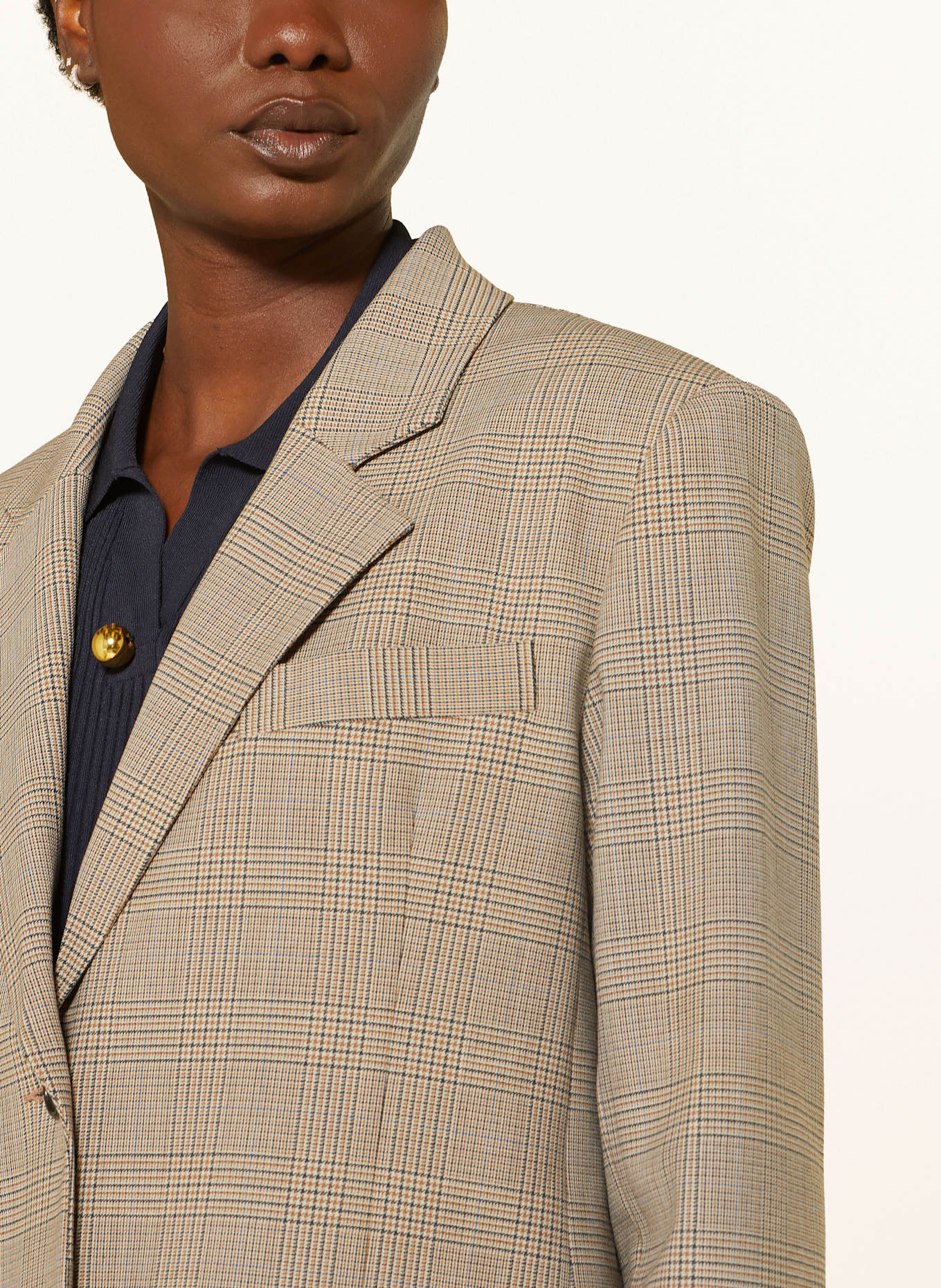 CLAUDIE PIERLOT Blezer z odpinanym kapturem: BEŻOWY / GRANATOWY